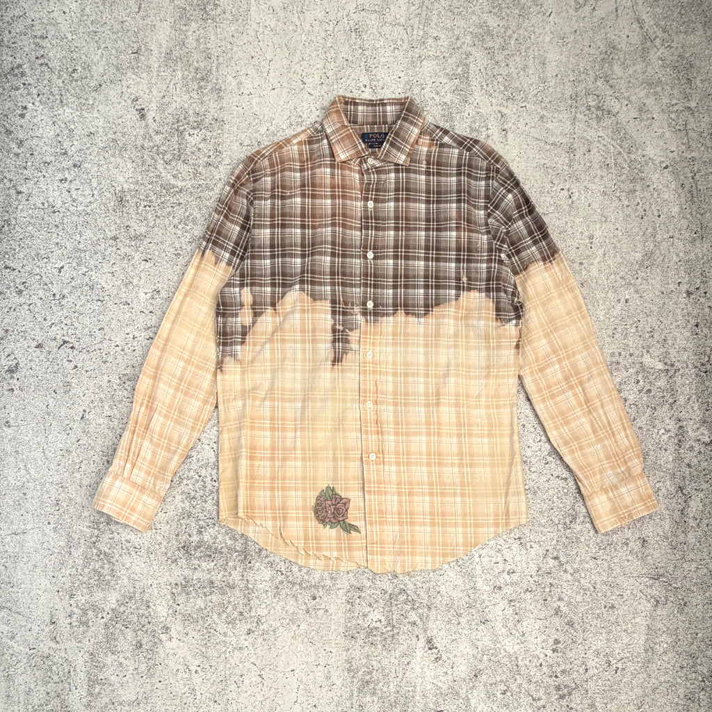 Vintage Rare Polo Ralph Lauren Upcycled  Long Sleeve Shirt [Large]