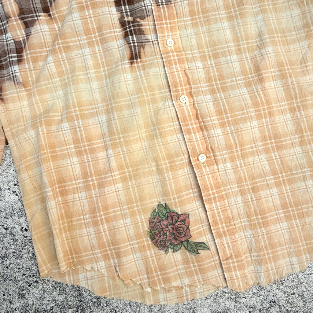 Vintage Rare Polo Ralph Lauren Upcycled  Long Sleeve Shirt [Large]
