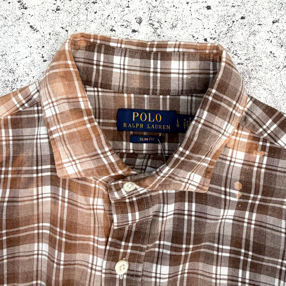 Vintage Rare Polo Ralph Lauren Upcycled  Long Sleeve Shirt [Large]