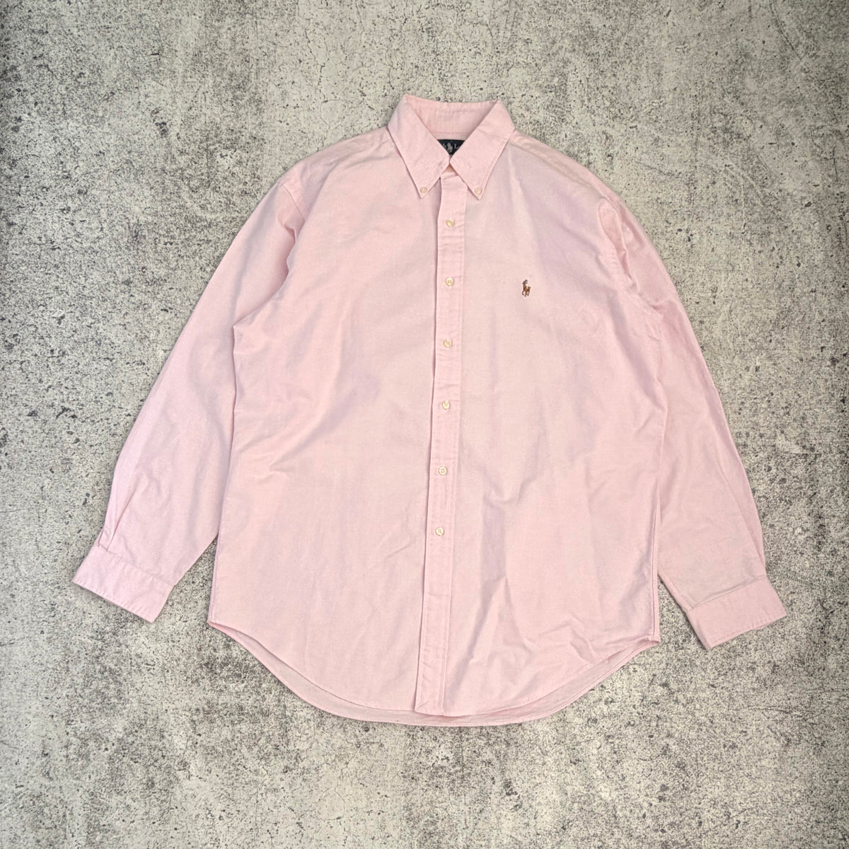 Vintage Polo Ralph Lauren Yarmouth Men's Long Sleeve Shirt [XL]