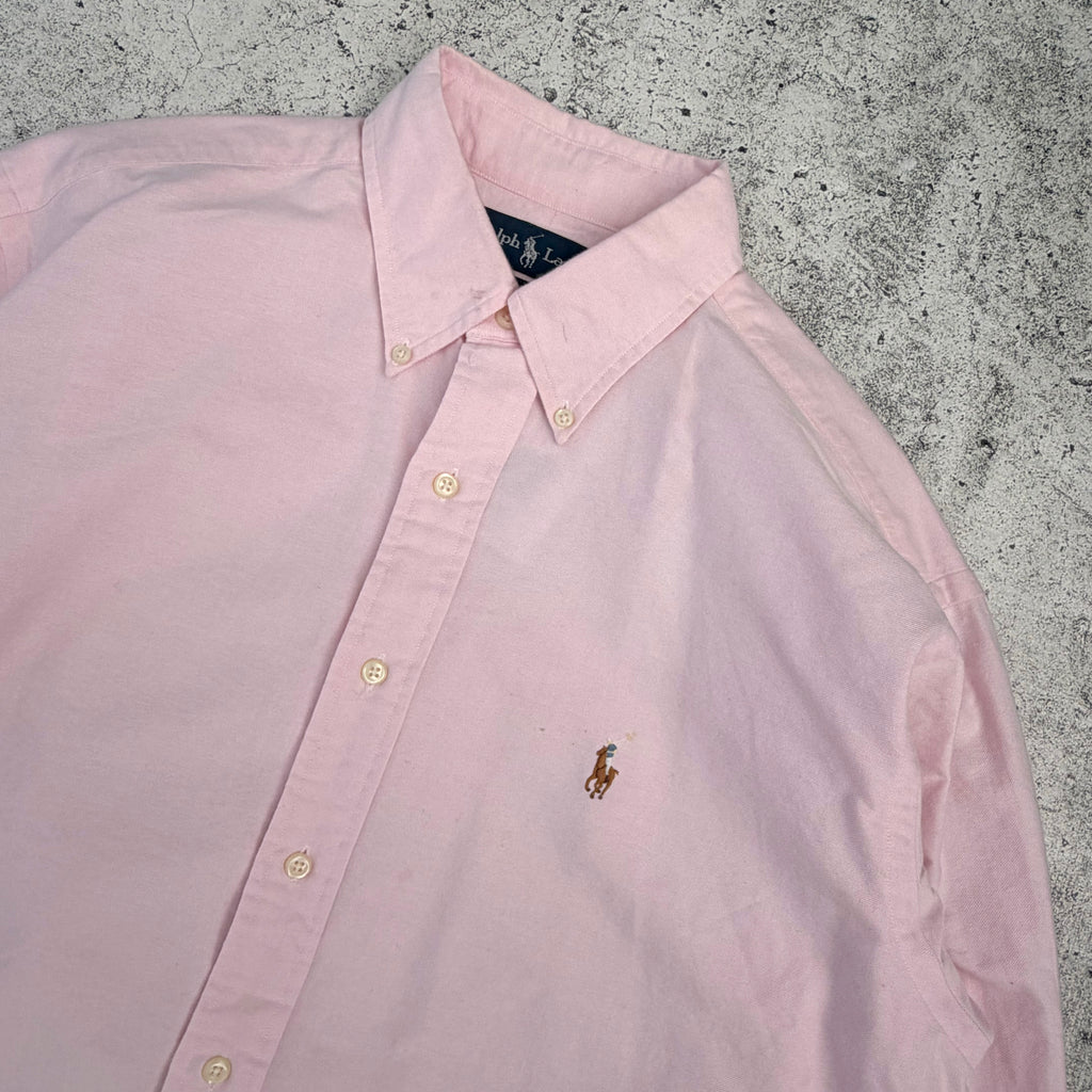 Vintage Polo Ralph Lauren Yarmouth Men's Long Sleeve Shirt [XL]