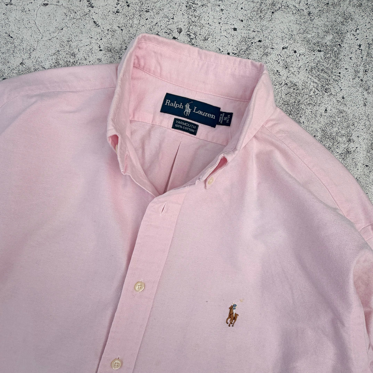Vintage Polo Ralph Lauren Yarmouth Men's Long Sleeve Shirt [XL]