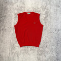 Vintage Crocodile 80s Men's Wool Knit Vest | Japan [Medium]