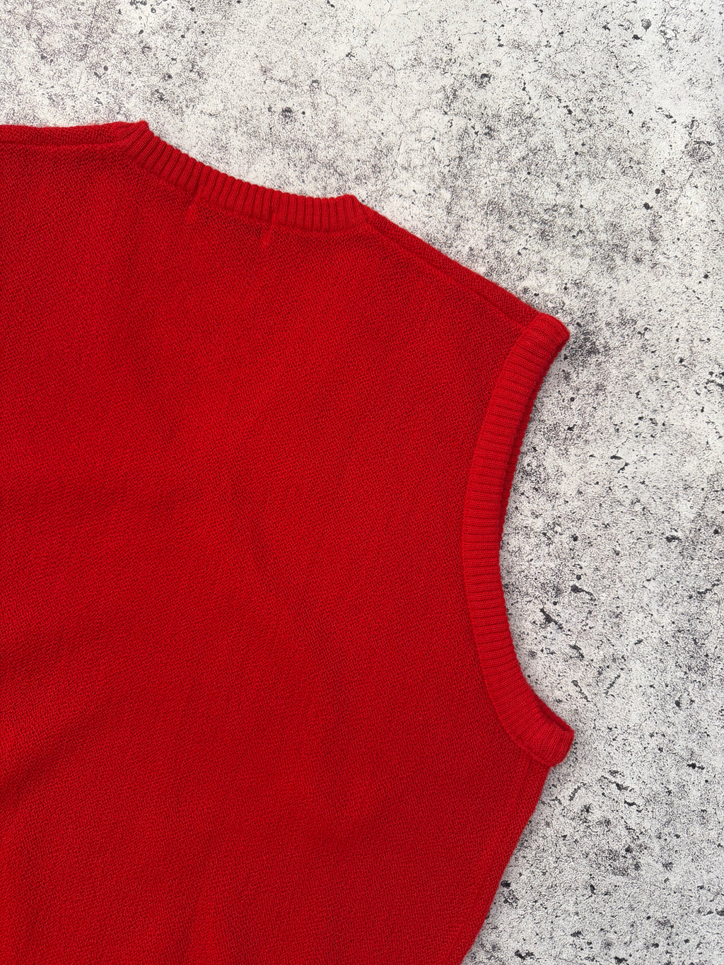 Vintage Crocodile 80s Men's Wool Knit Vest | Japan [Medium]