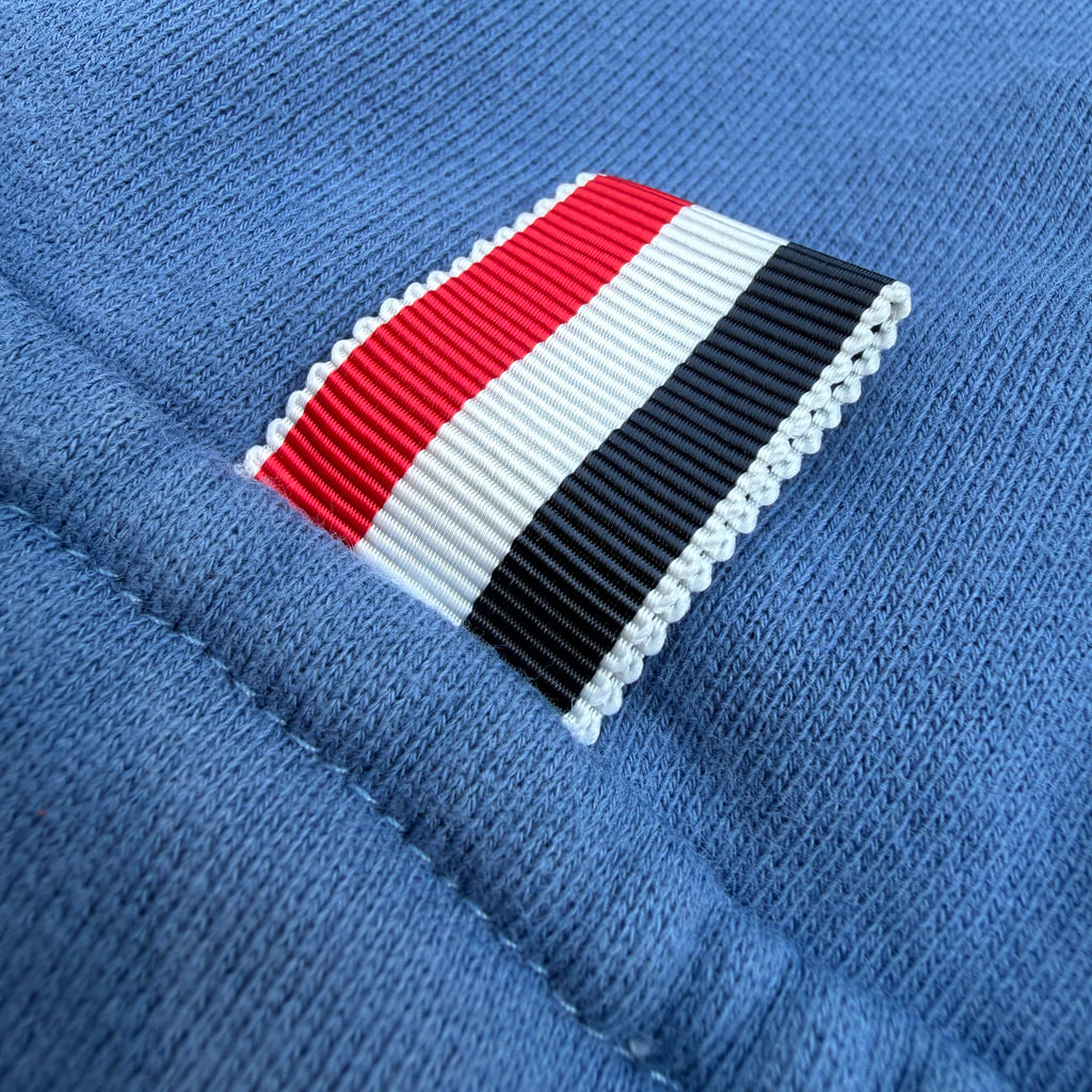 Thom Browne 4-Bar Stripe Logo-Patch Men's Hoodie [Medium]