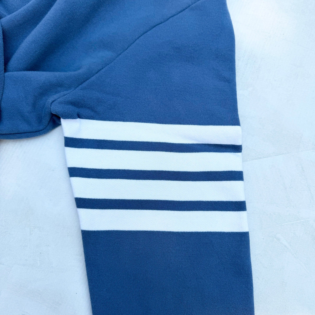 Thom Browne 4-Bar Stripe Logo-Patch Men's Hoodie [Medium]