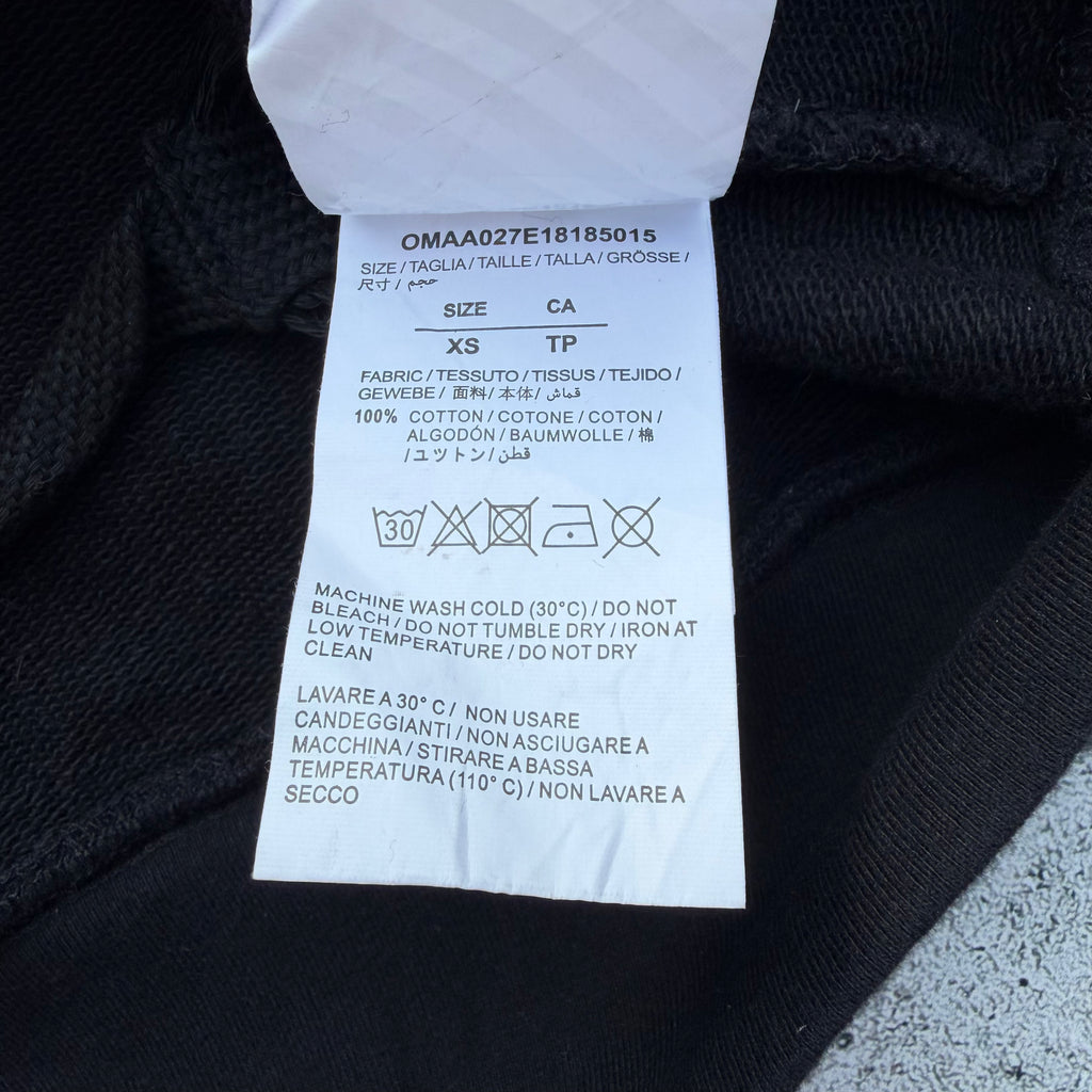 Off White Unfinished Arrow 3M Crewneck Sweater