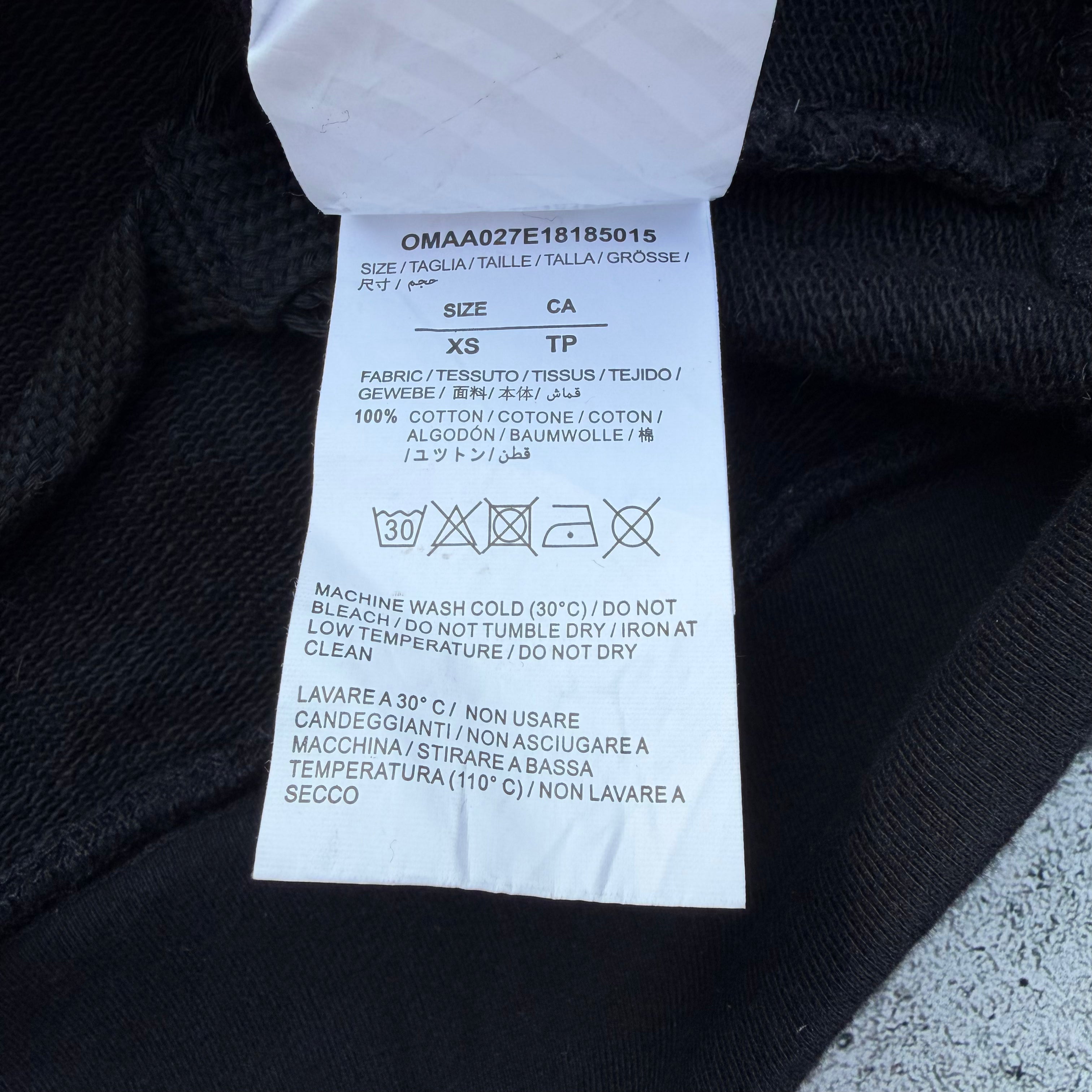 Off White Unfinished Arrow 3M Crewneck Sweater