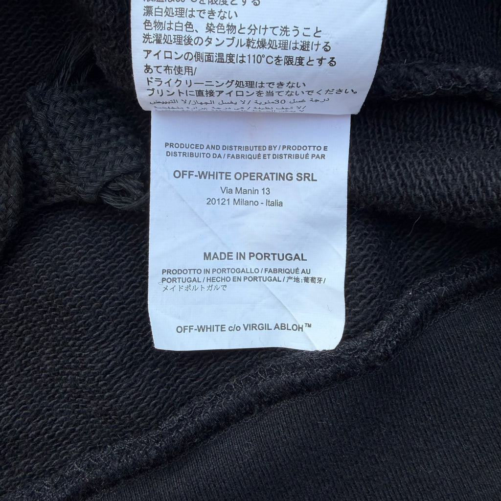 Off White Unfinished Arrow 3M Crewneck Sweater