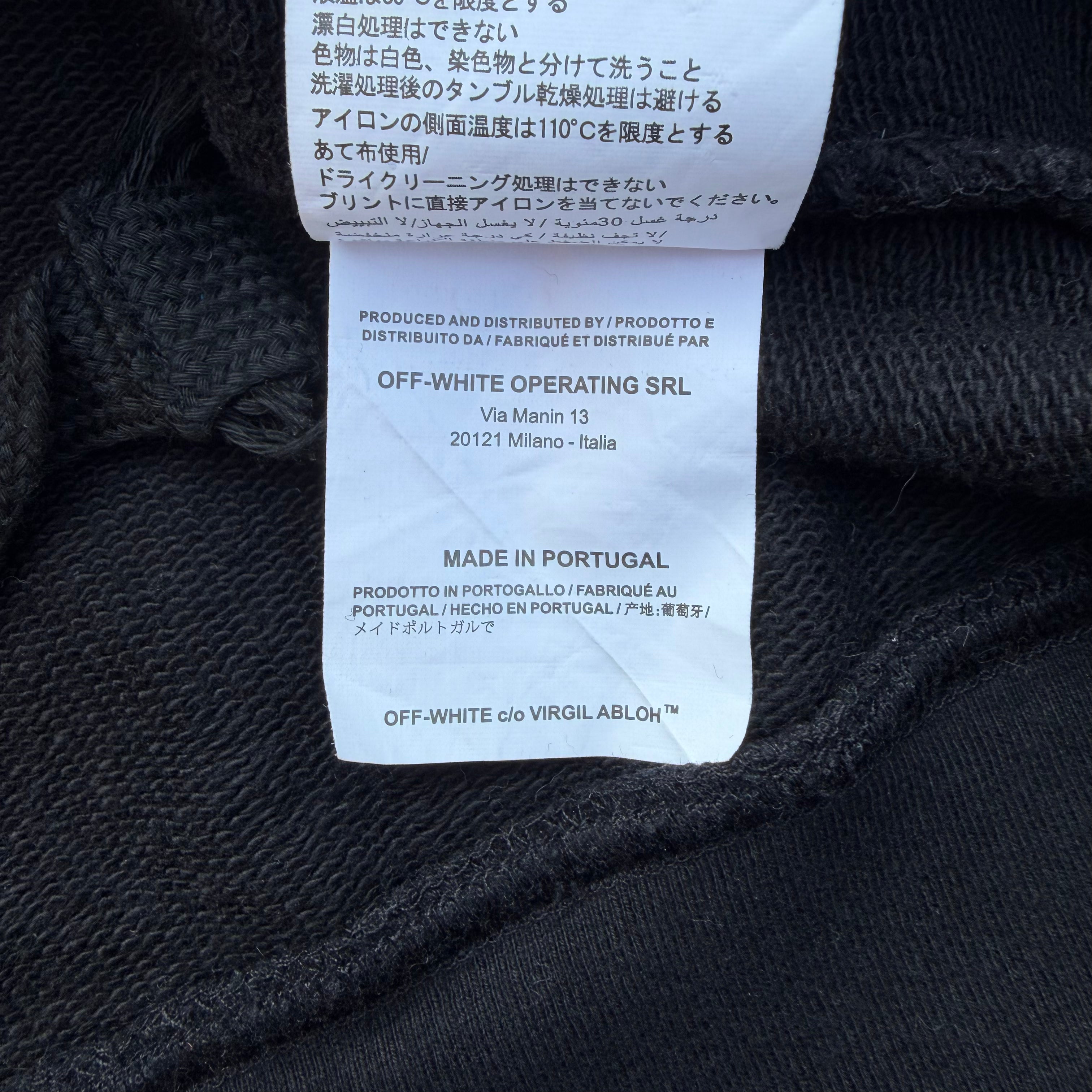 Off White Unfinished Arrow 3M Crewneck Sweater