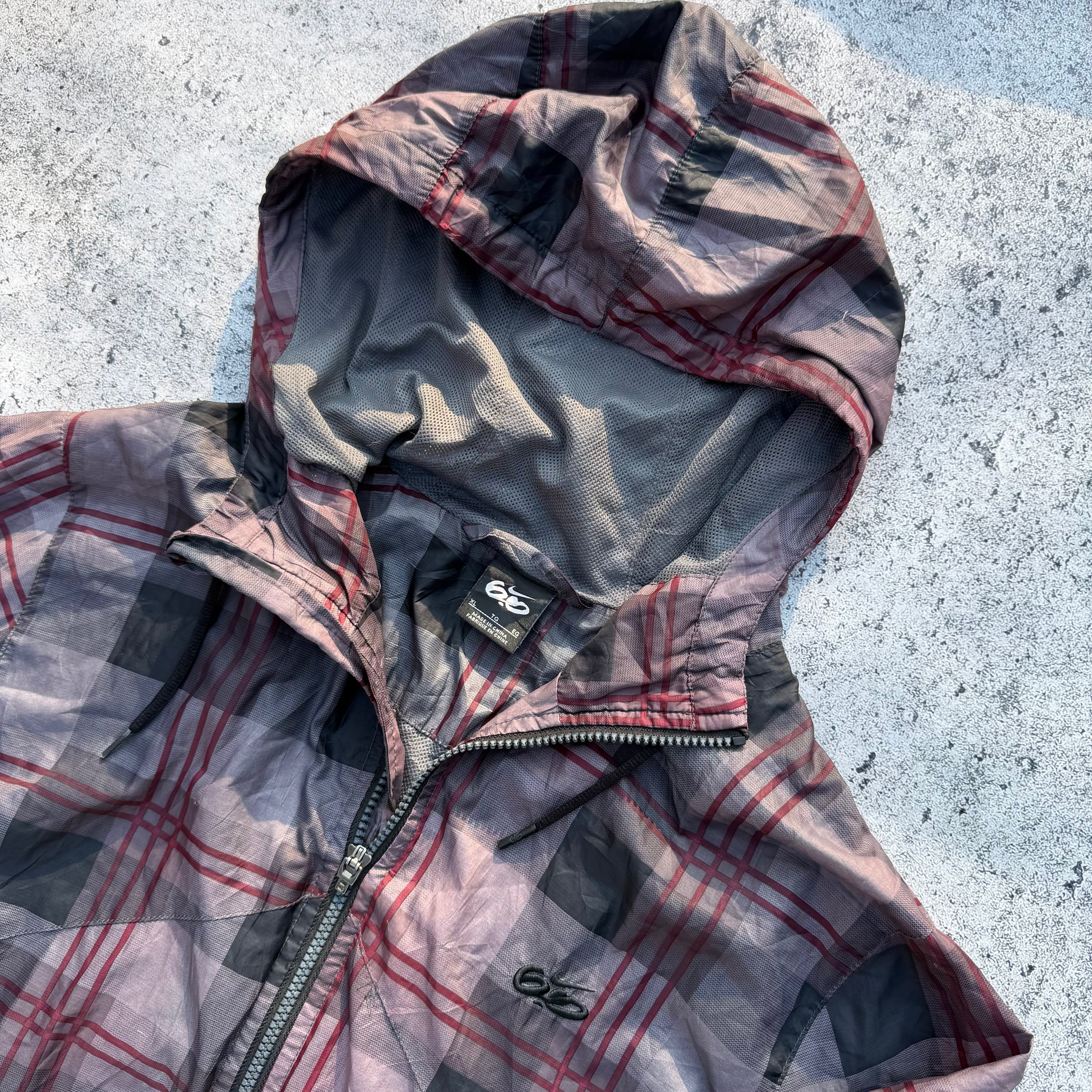 Nike 6.0 Plaid Vintage Windbreaker Jacket