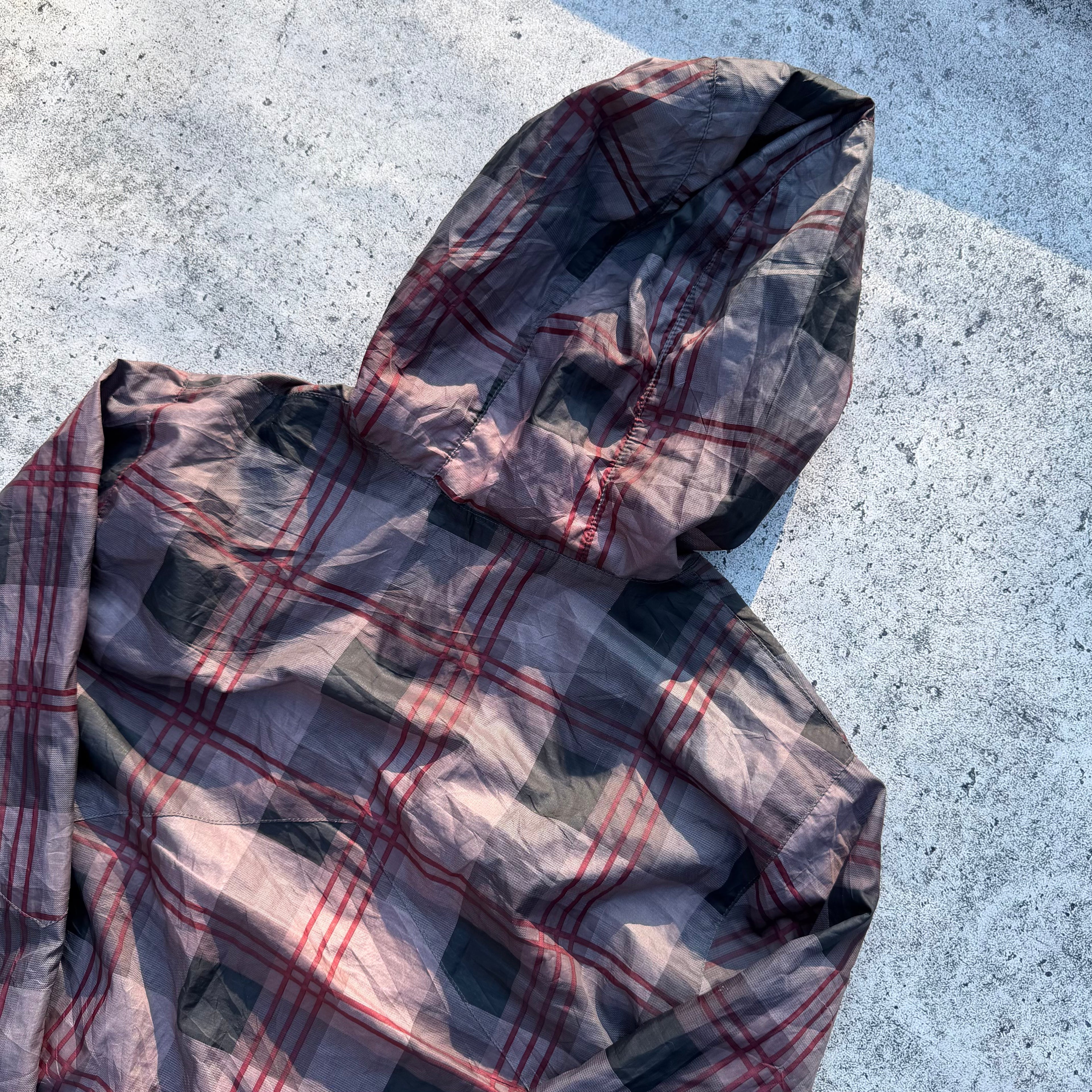 Nike 6.0 Plaid Vintage Windbreaker Jacket