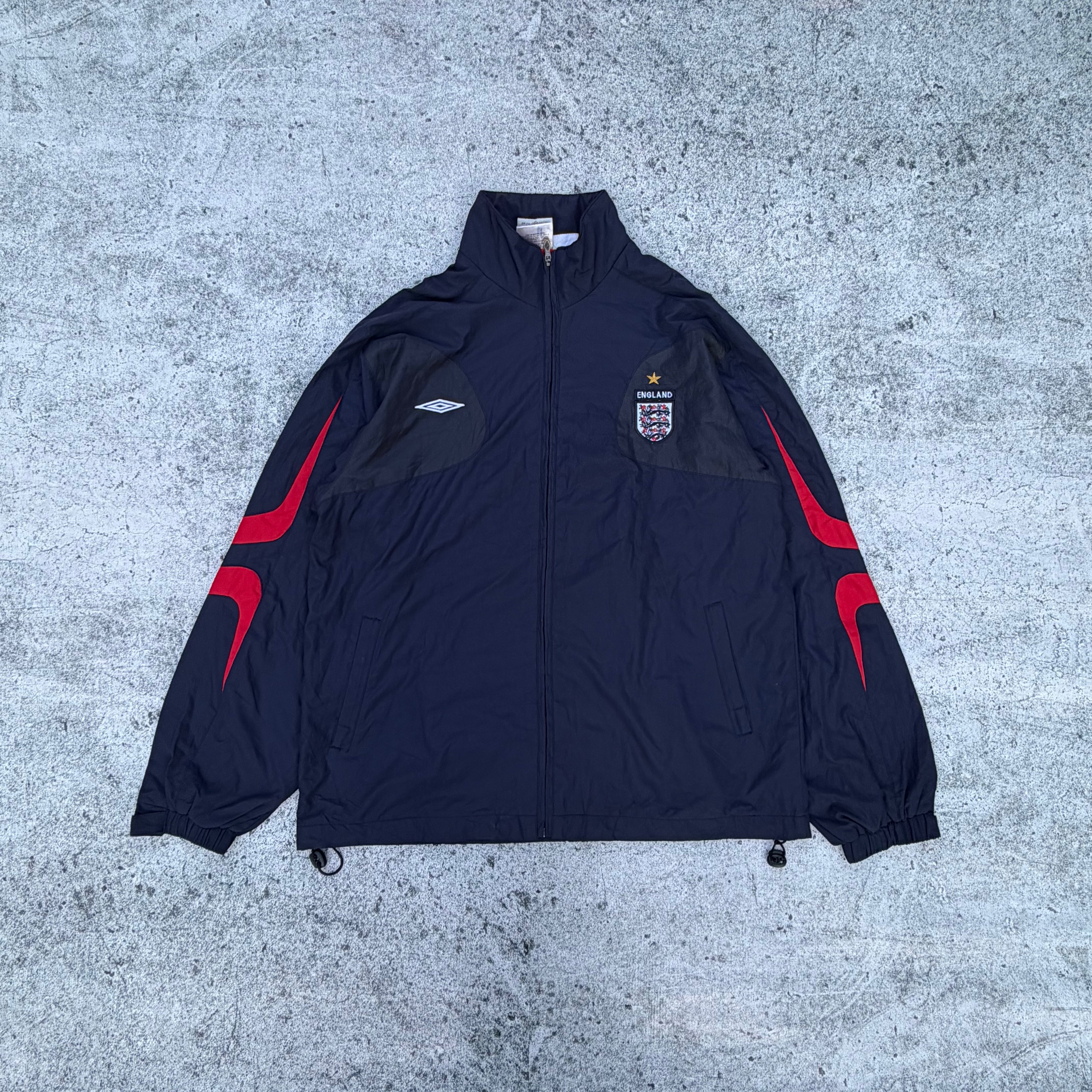 Umbro 2004-2005 England Vintage Track Jacket