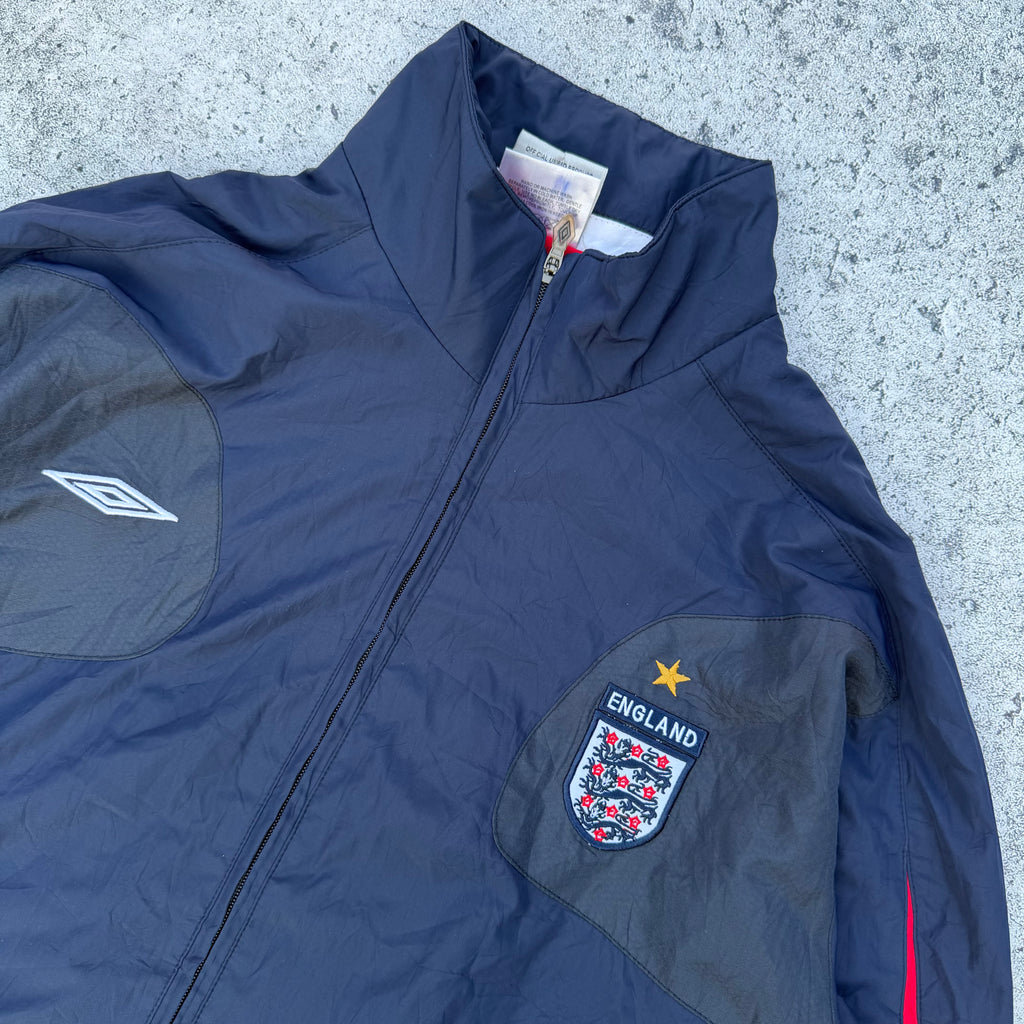 Umbro 2004-2005 England Vintage Track Jacket