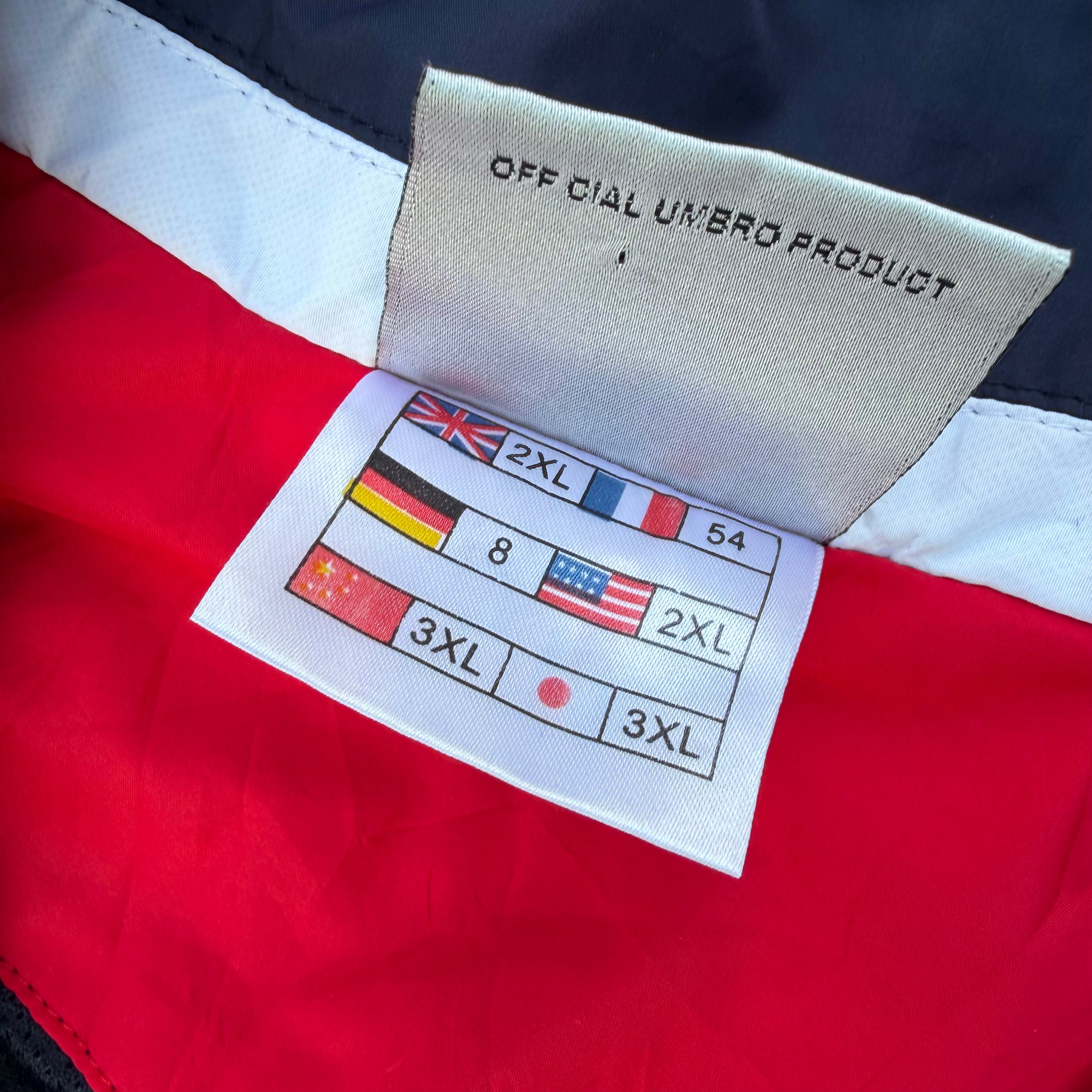 Umbro 2004-2005 England Vintage Track Jacket