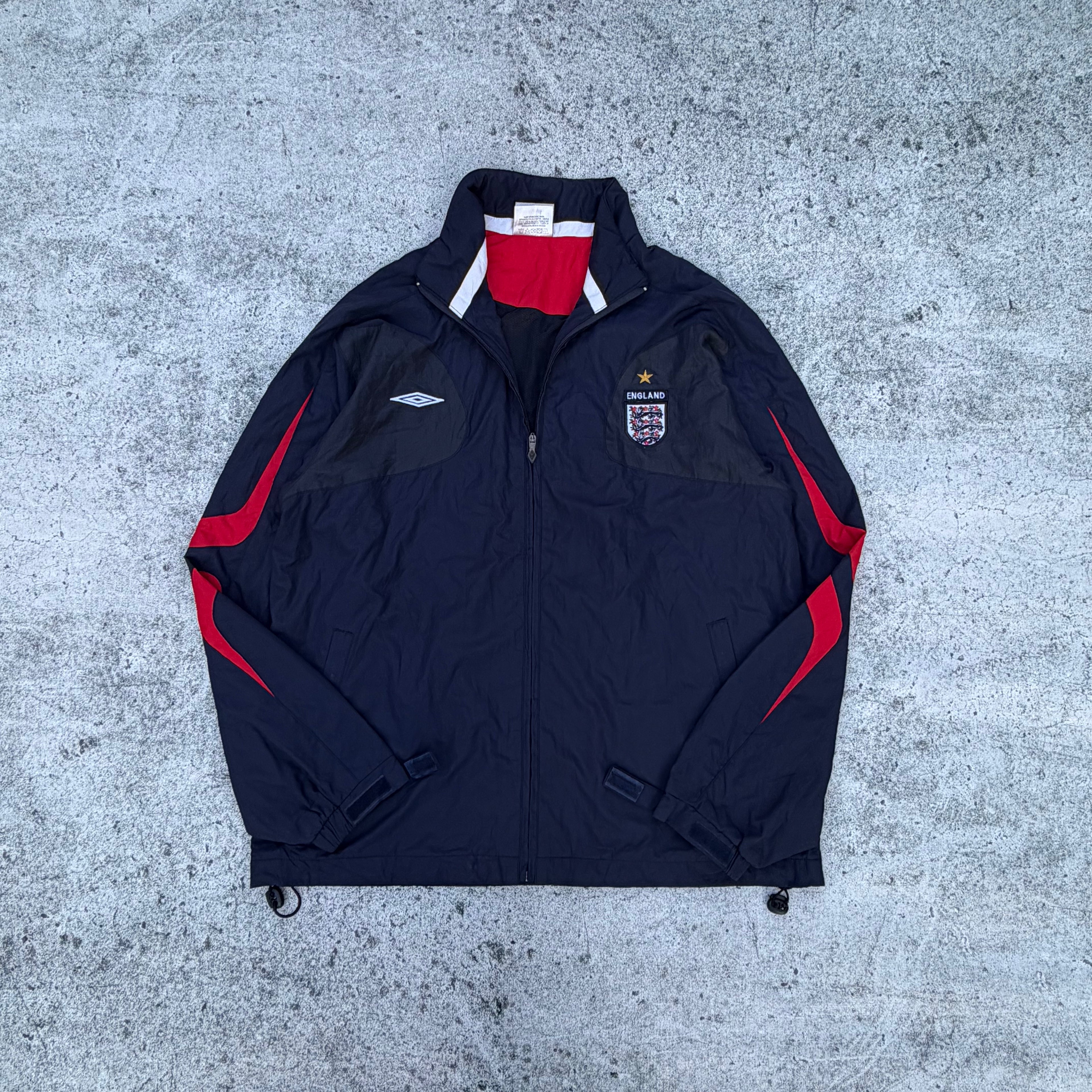Umbro 2004-2005 England Vintage Track Jacket