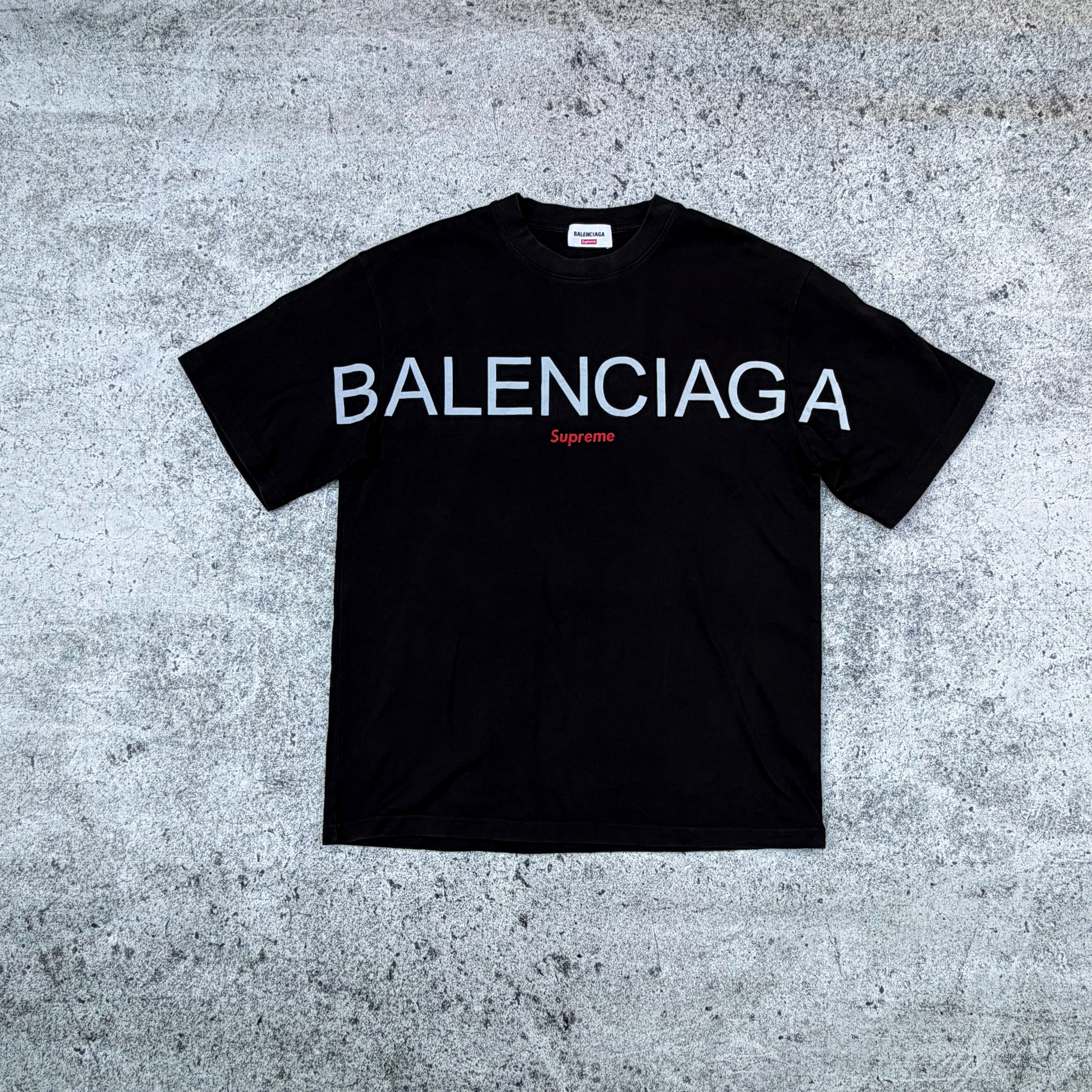 Balenciaga x Supreme Round Neck T-shirt