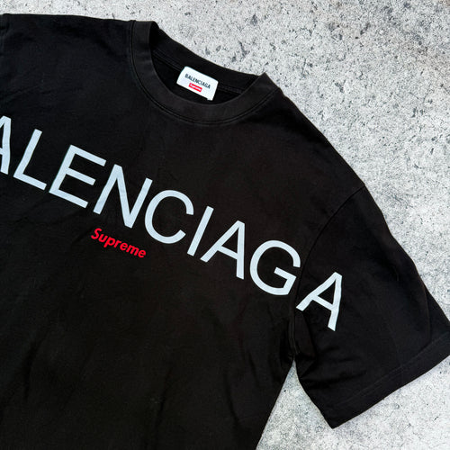 Balenciaga x Supreme Round Neck T-shirt