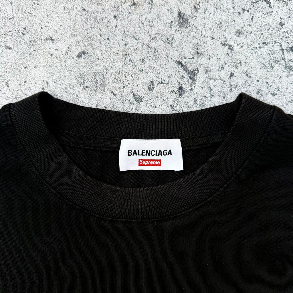 Balenciaga x Supreme Round Neck T-shirt