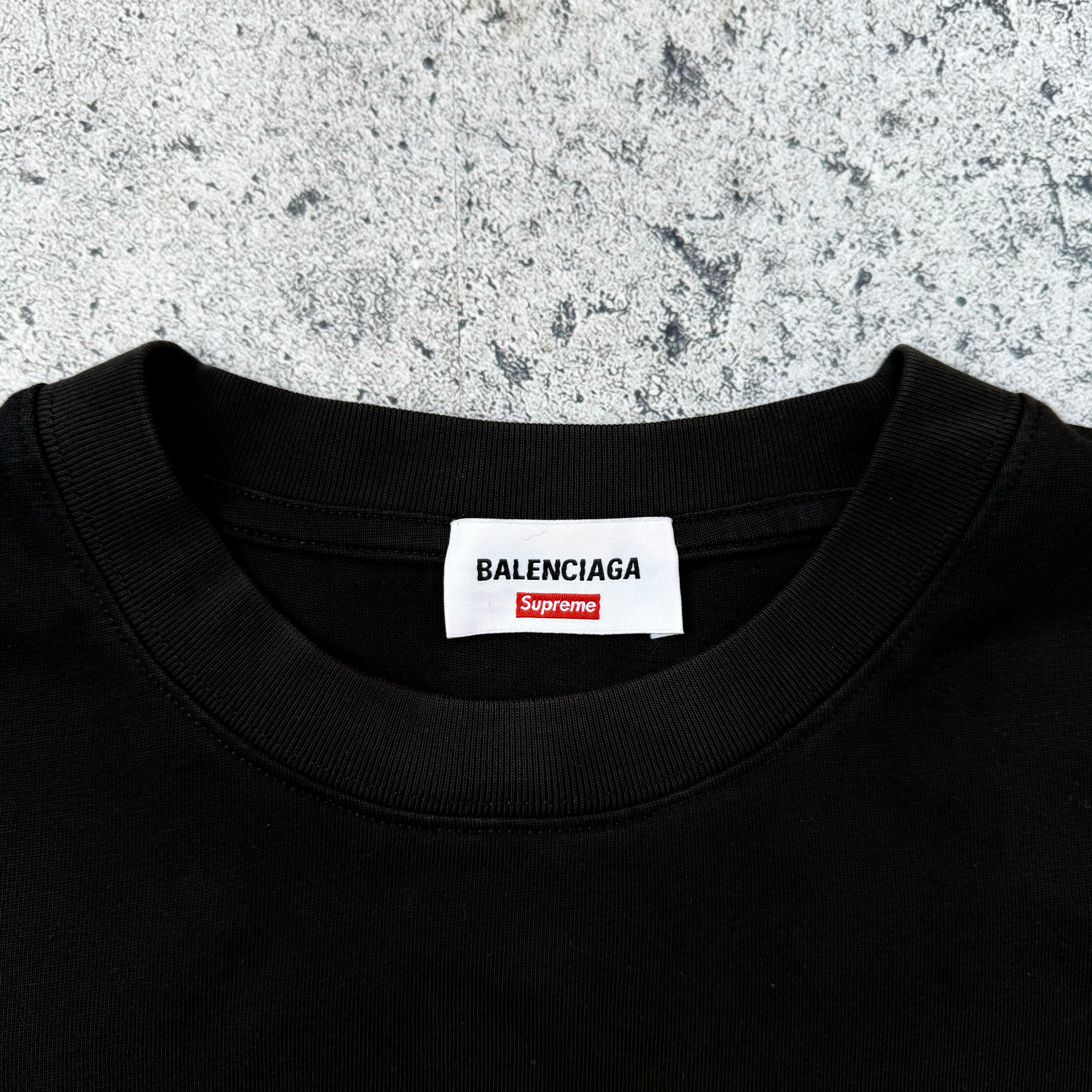 Balenciaga x Supreme Round Neck T-shirt