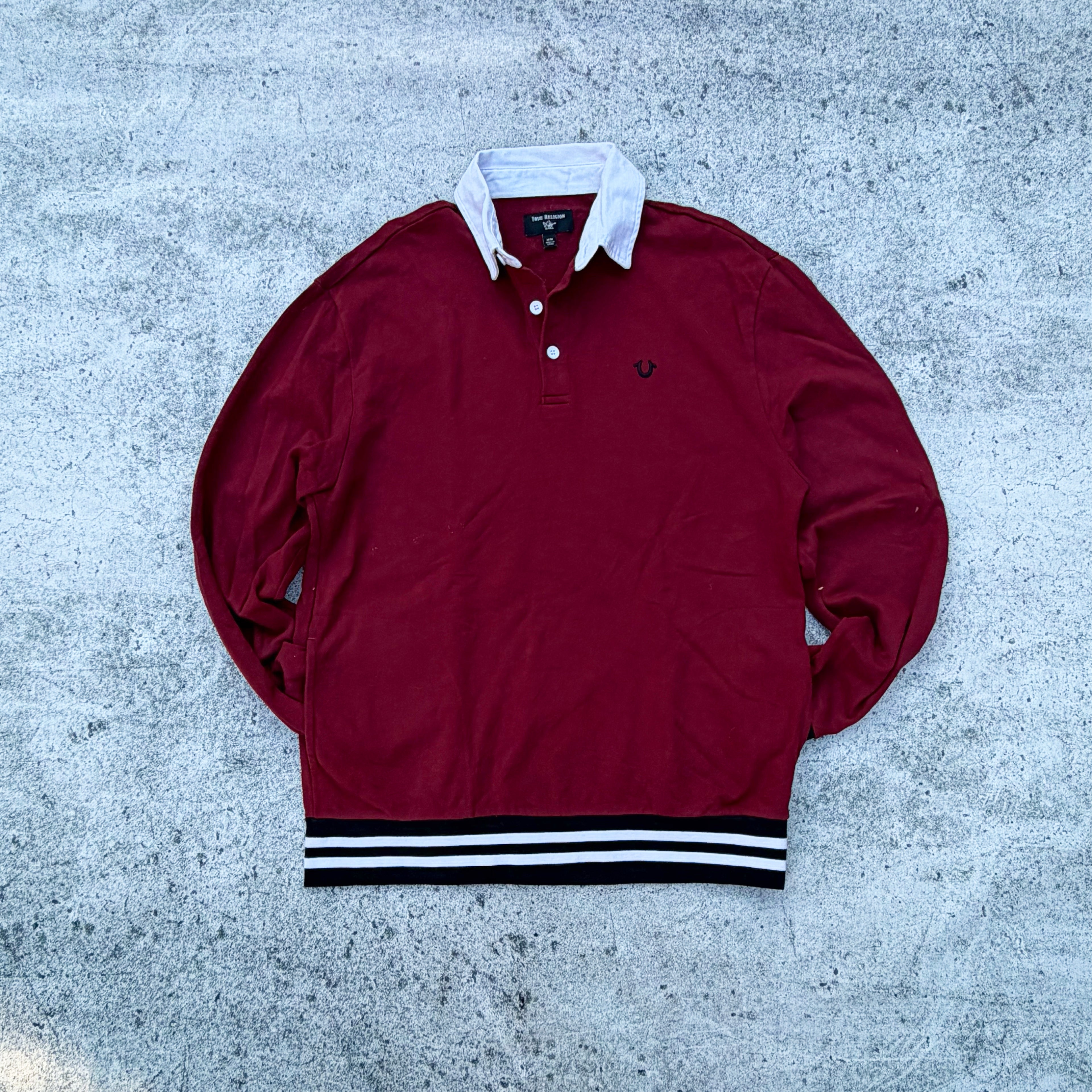True Religion LS Rugby Pullover
