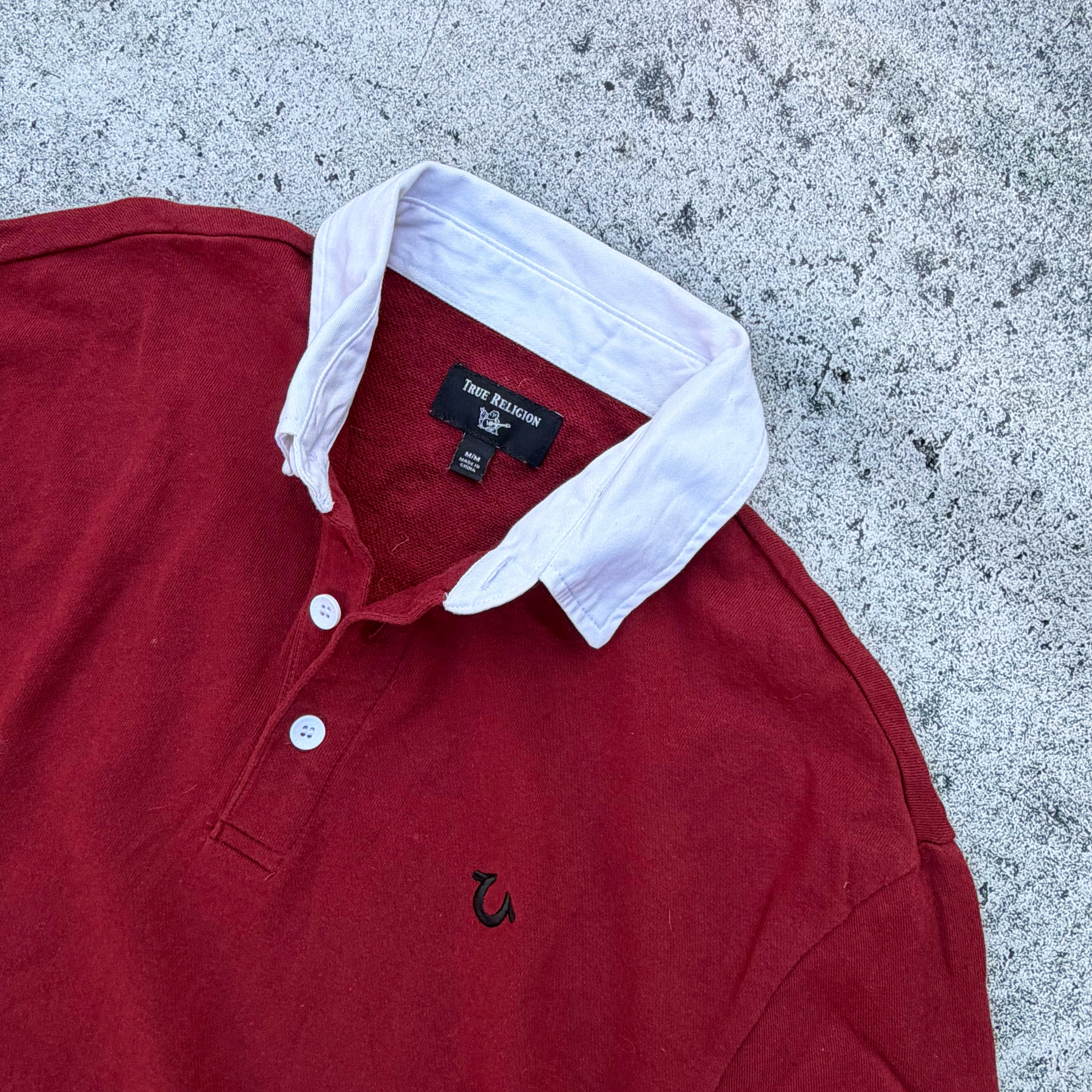 True Religion LS Rugby Pullover
