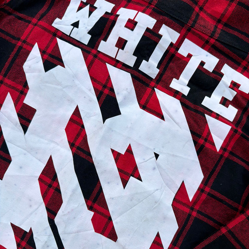 Off-White Tartan Flannel Shirt