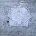 Balenciaga Distressed Reverse Crewneck Sweater