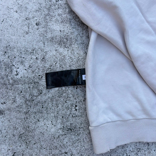 Balenciaga Distressed Reverse Crewneck Sweater