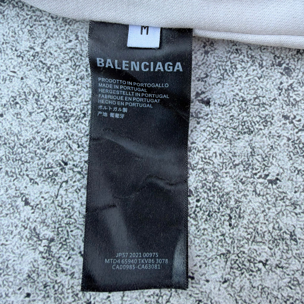 Balenciaga Distressed Reverse Crewneck Sweater