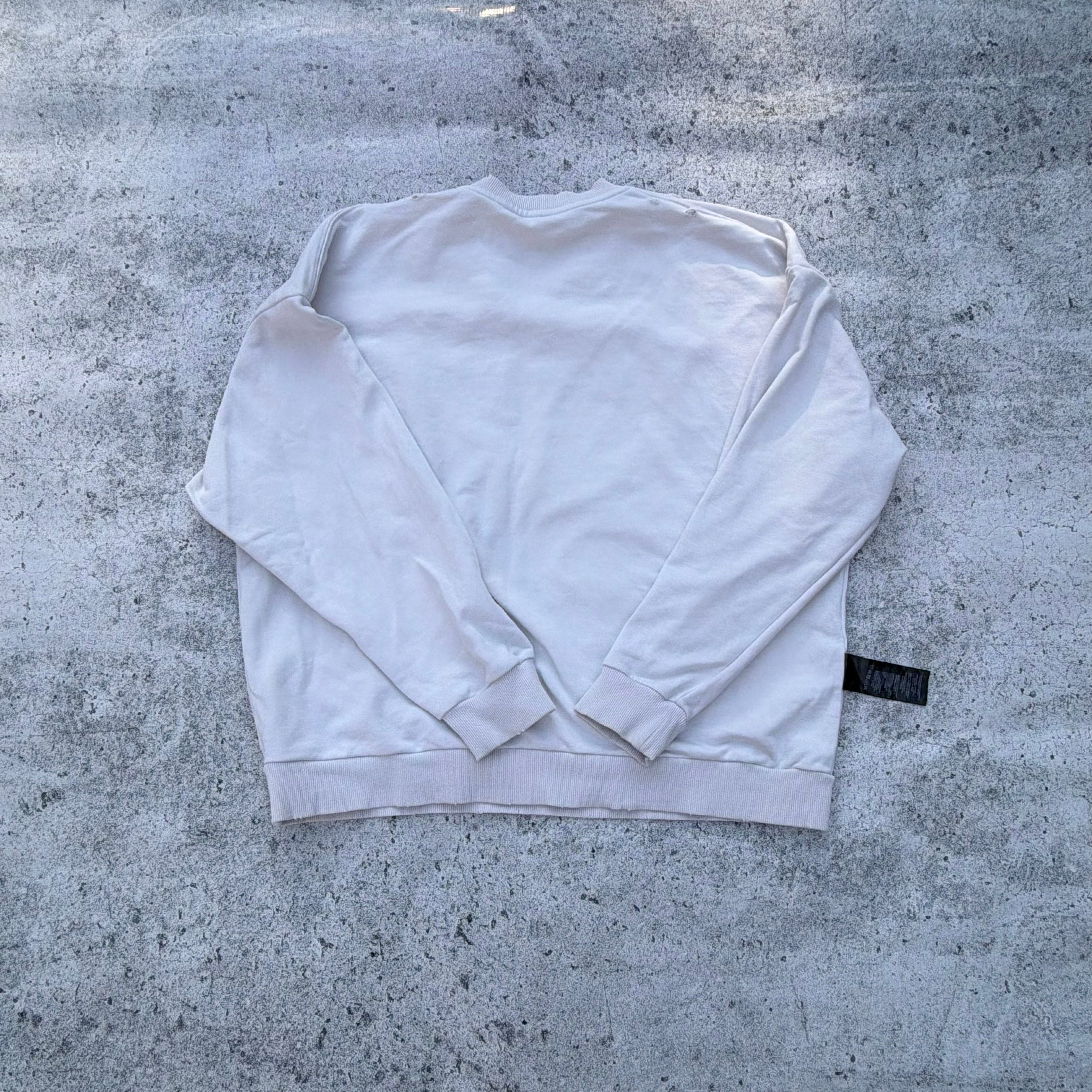 Balenciaga Distressed Reverse Crewneck Sweater