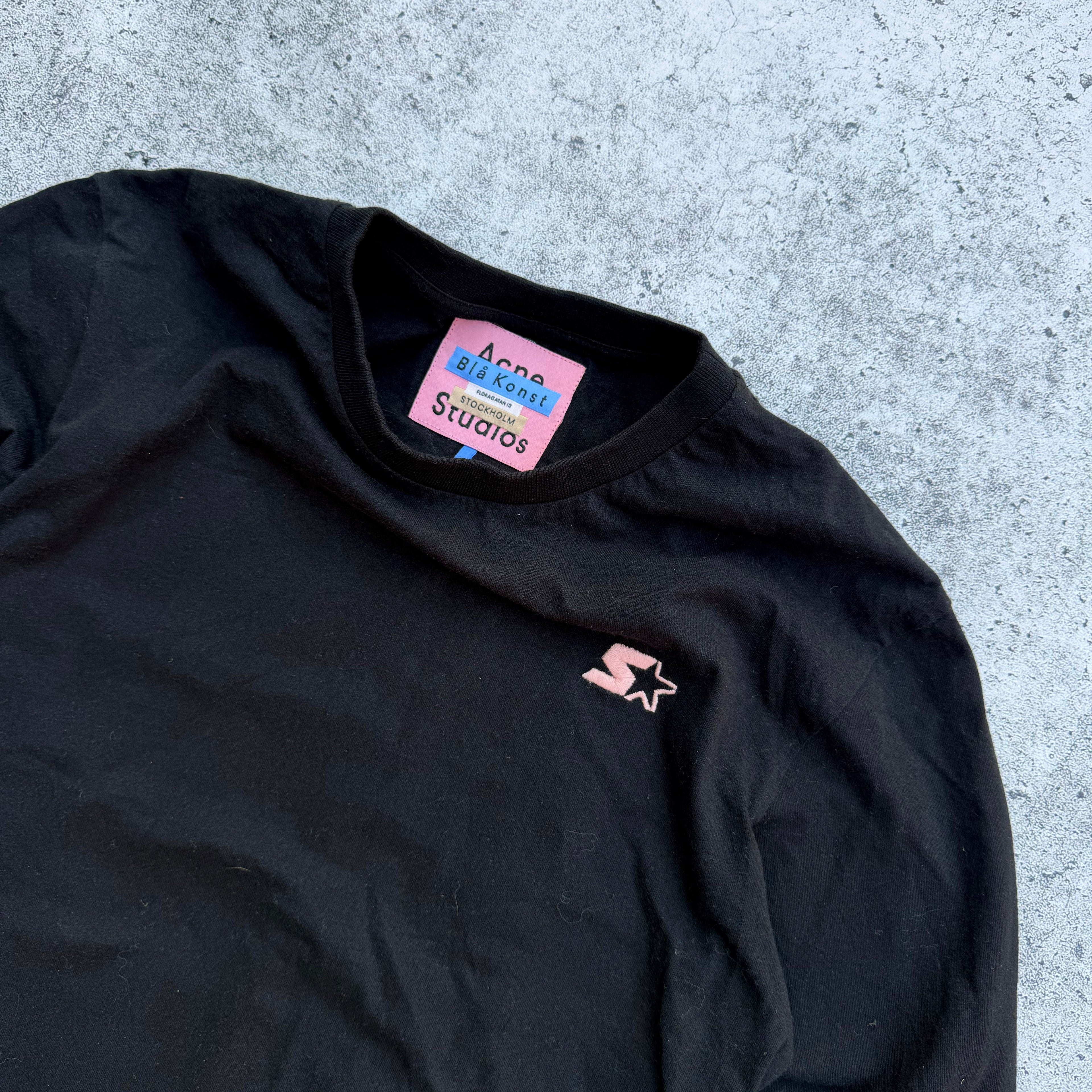 Acne Studios Blå Konst Stockholm x Starter Black Long Sleeve T-shirt
