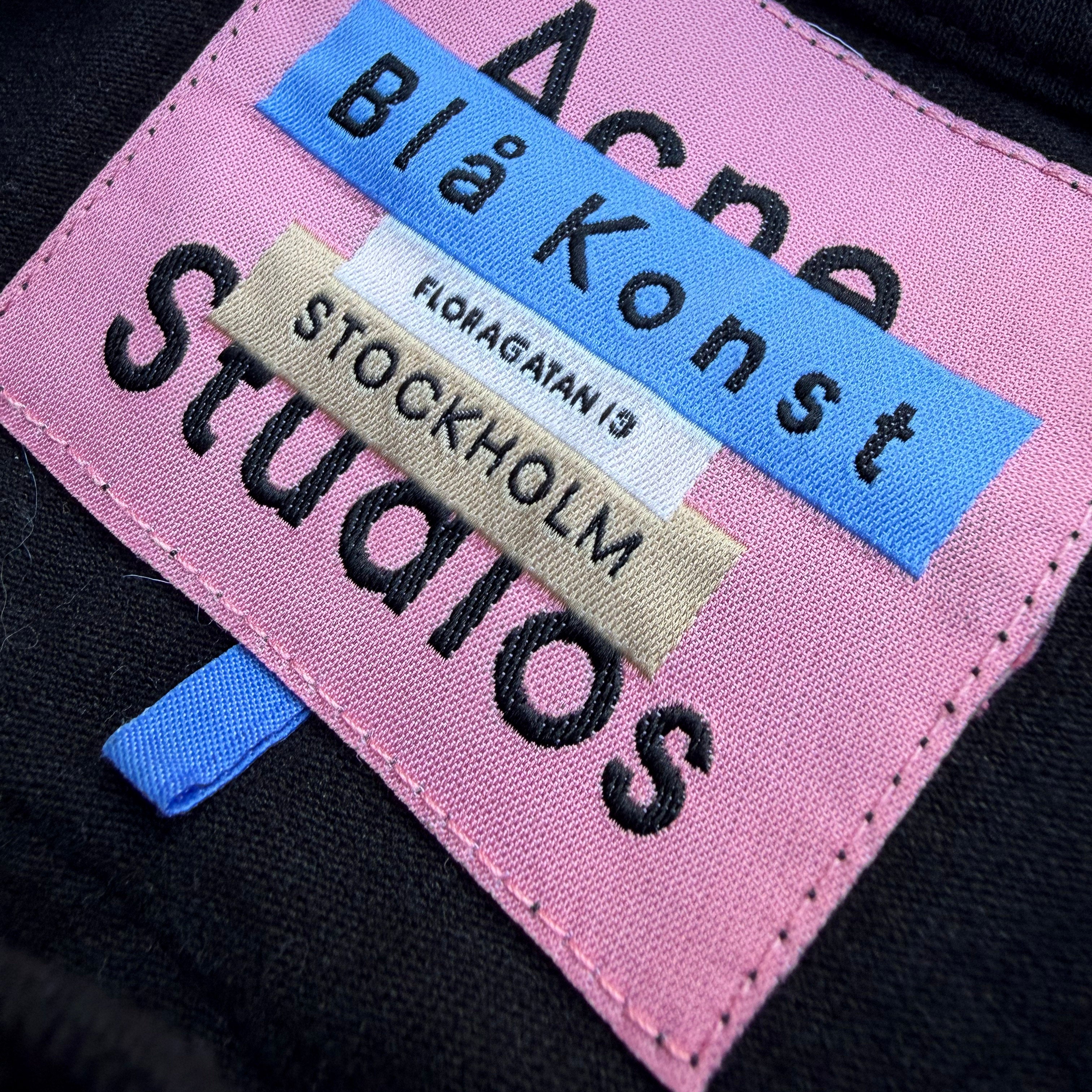 Acne Studios Blå Konst Stockholm x Starter Black Long Sleeve T-shirt