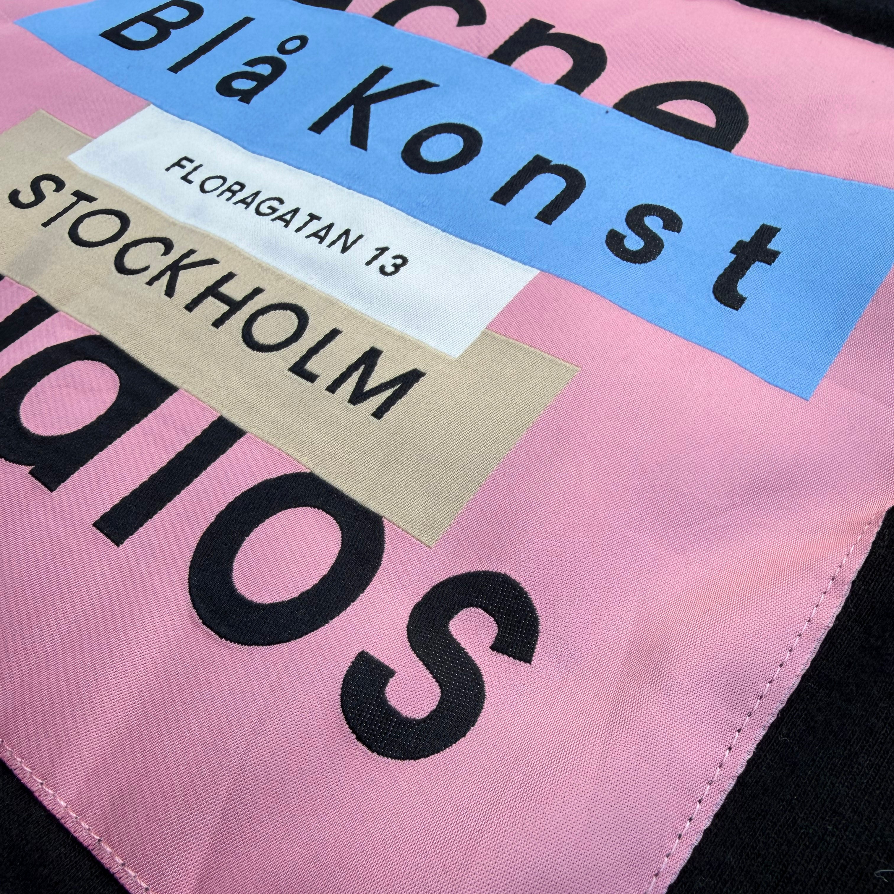 Acne Studios Blå Konst Stockholm x Starter Black Long Sleeve T-shirt