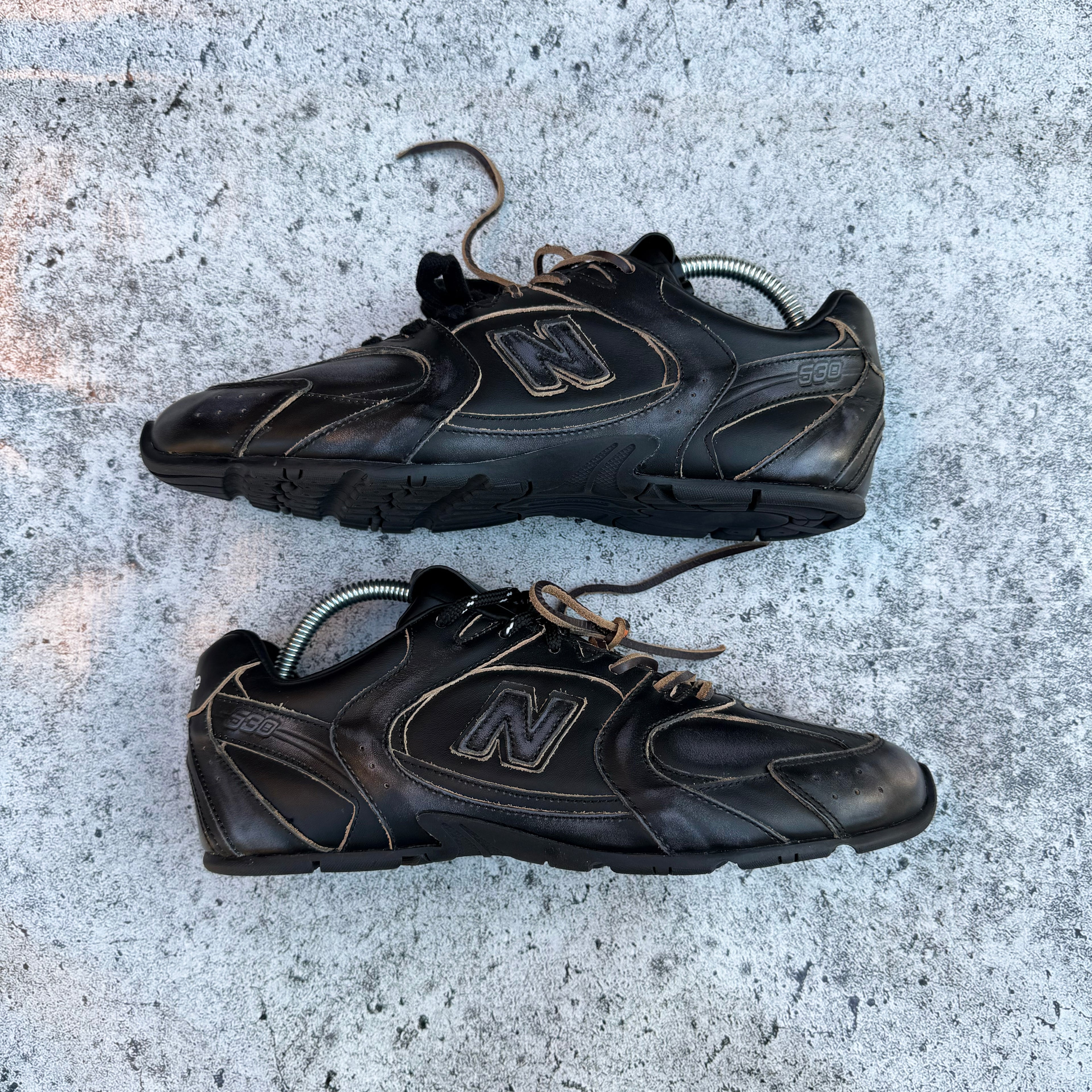New Balance x Miu Miu 530 SL Leather Sneakers