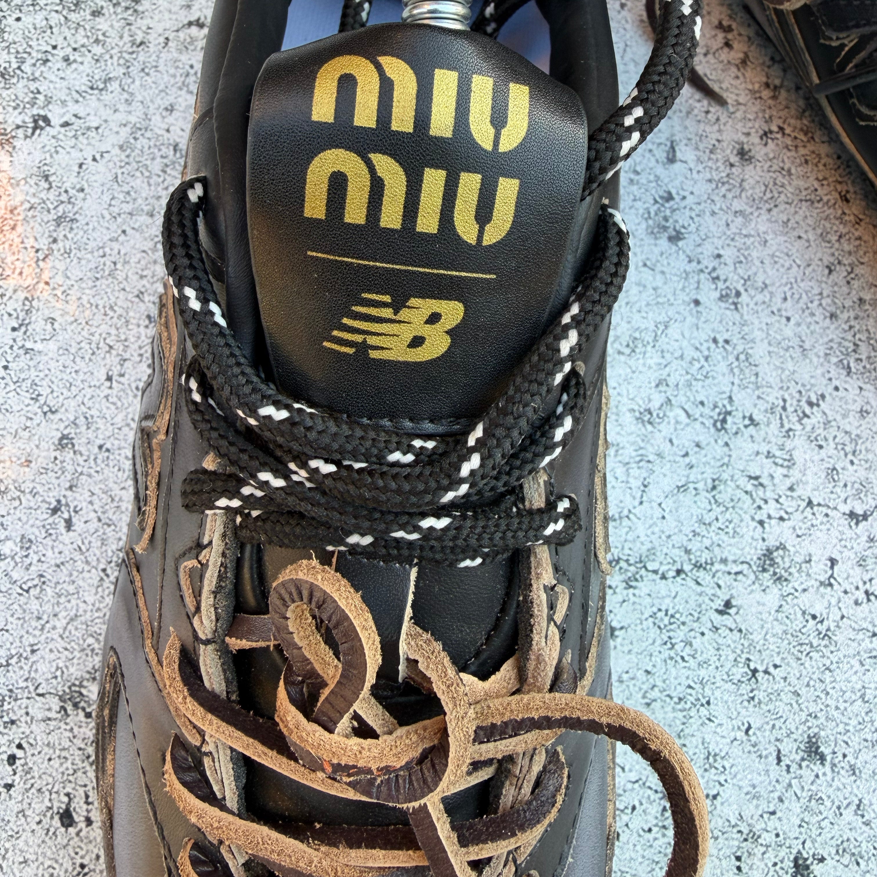 New Balance x Miu Miu 530 SL Leather Sneakers