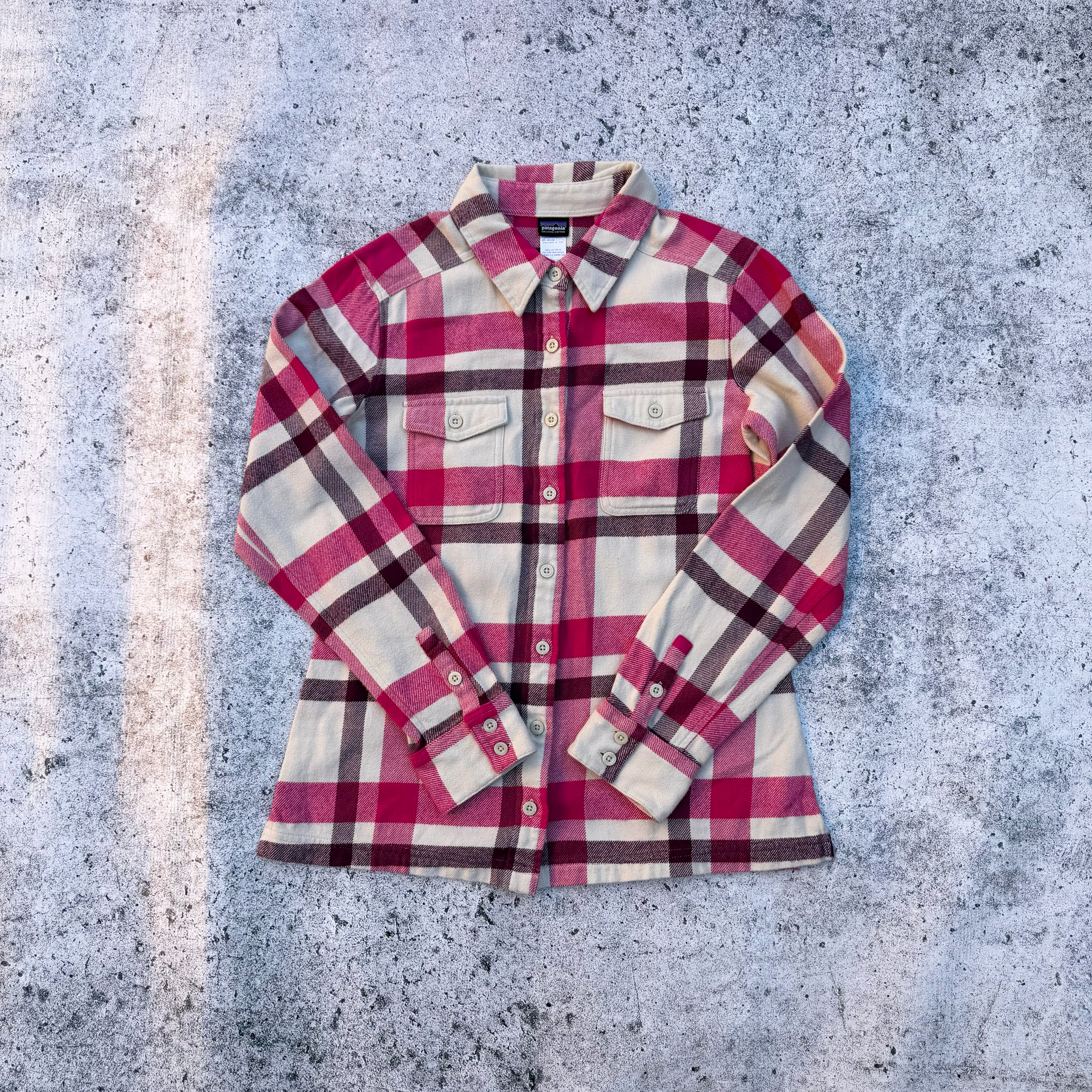 Patagonia Fjord Flannel Women’s Organic Cotton Long Sleeve Shirt [Small]