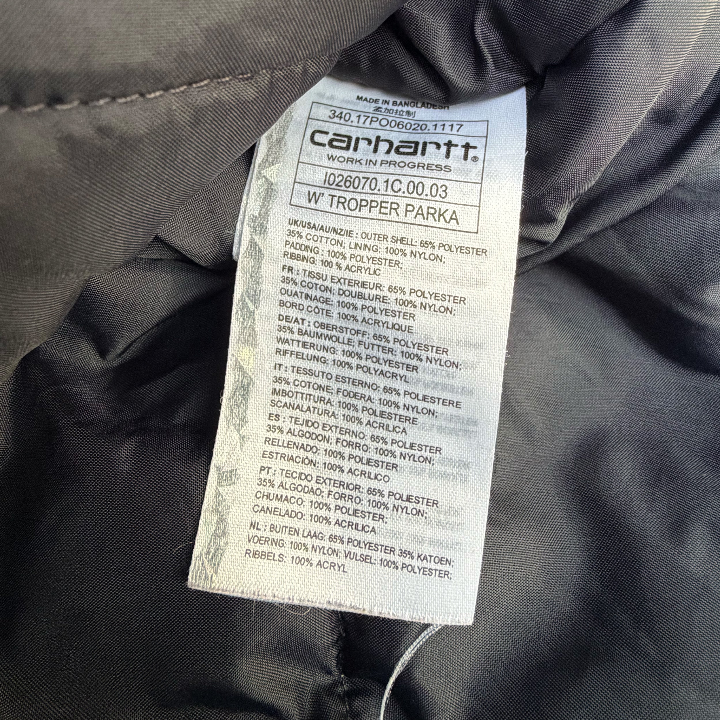 Carhartt WIP Trooper Parka Insulated Jacket