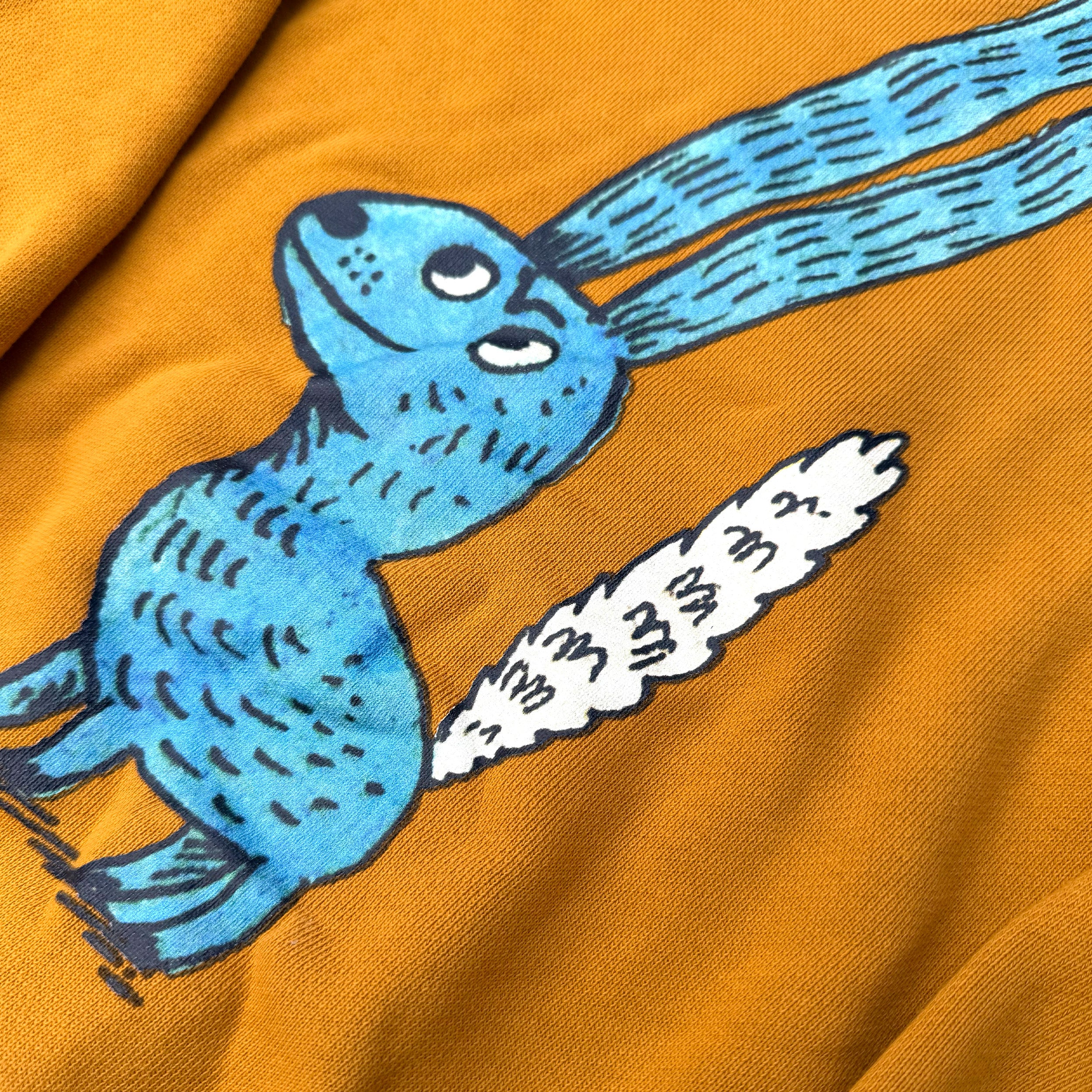 GUCCI x Freya Hartas Yellow Animal Alphabet Print Sweater