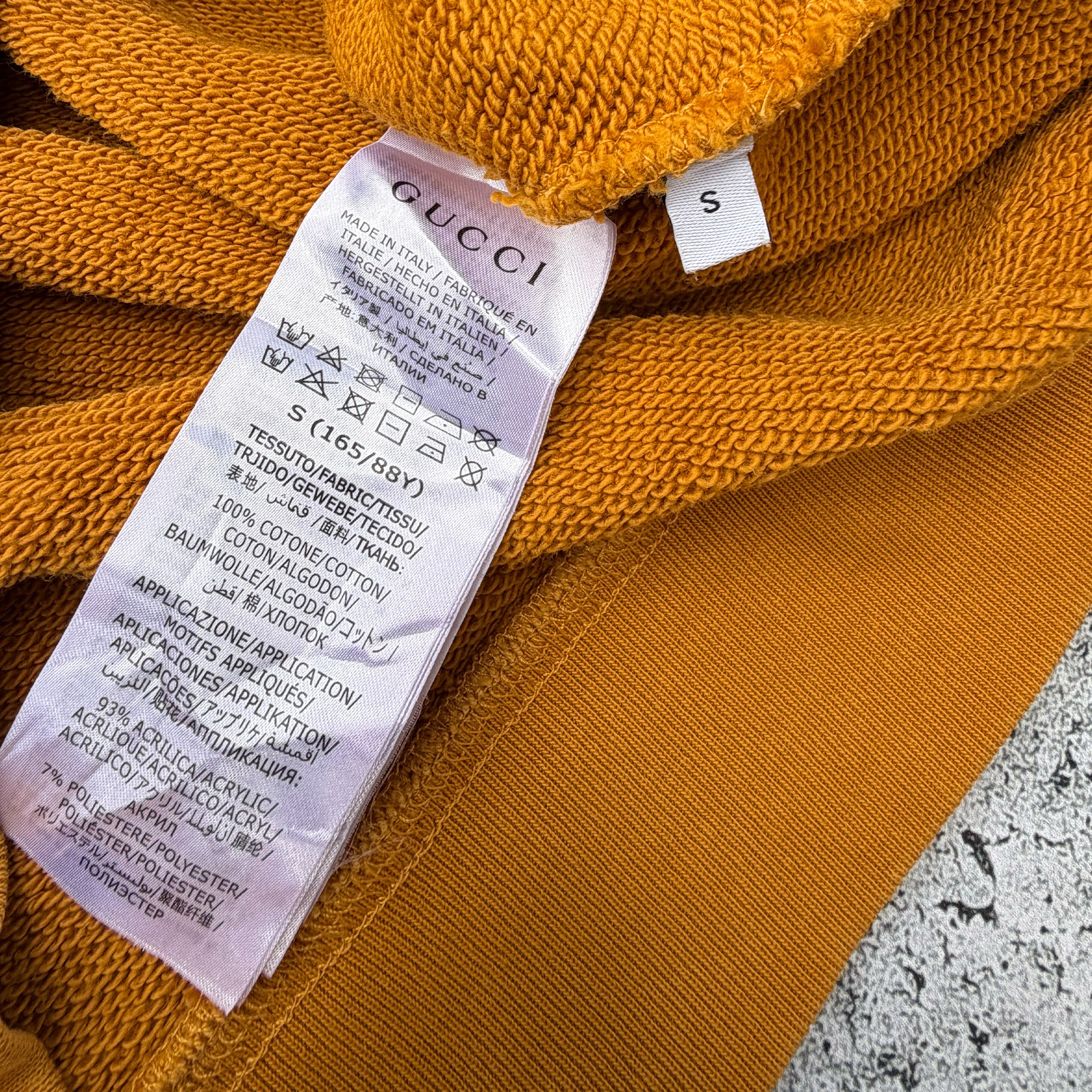 GUCCI x Freya Hartas Yellow Animal Alphabet Print Sweater