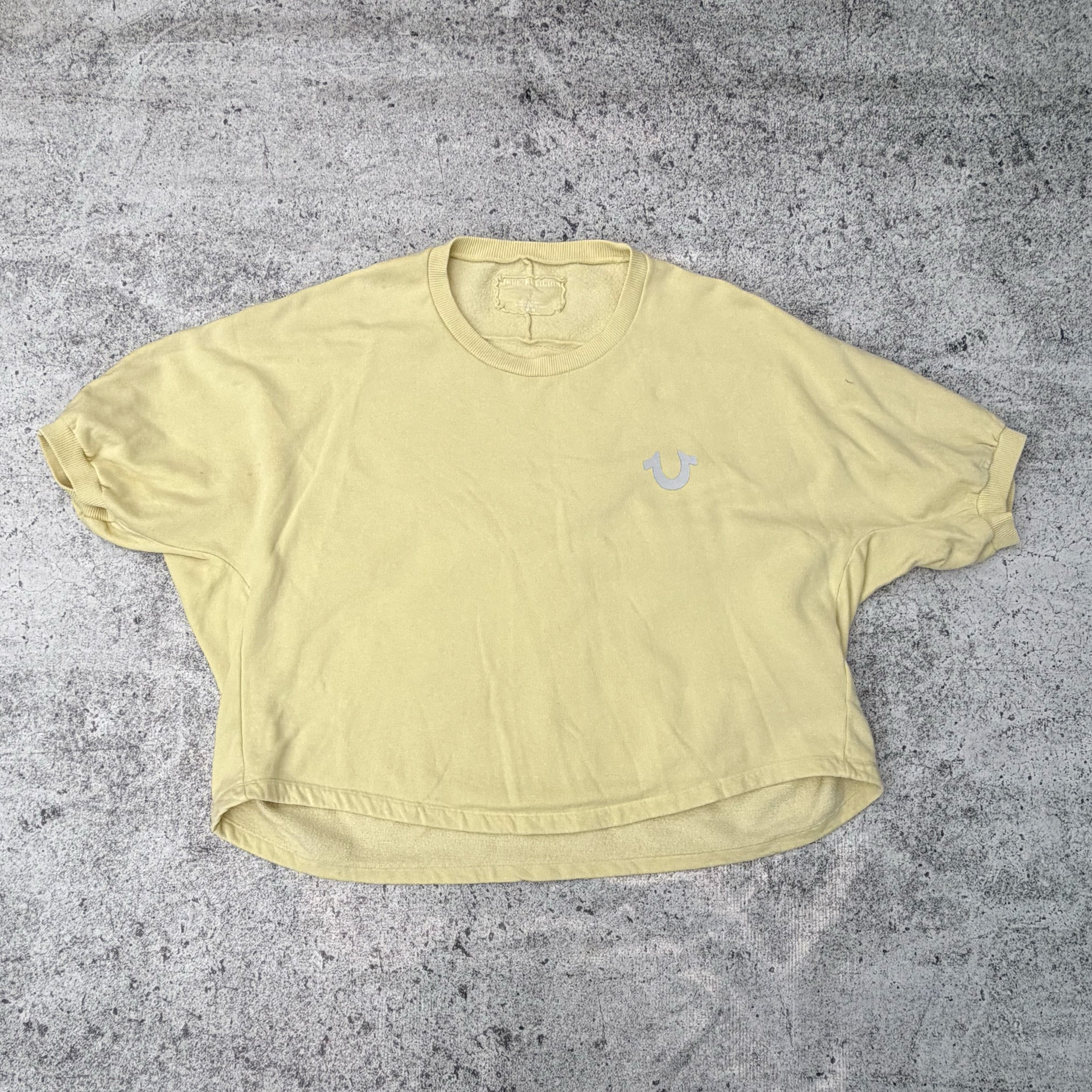 True Religion Oversized Stone Washed Sweatshirt