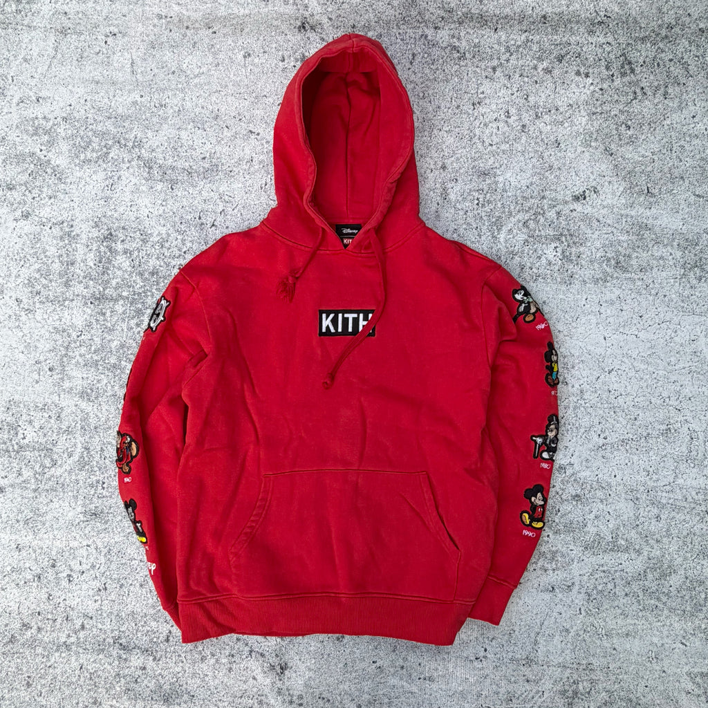 KITH x Disney Mickey Sleeve Patches Hoodie