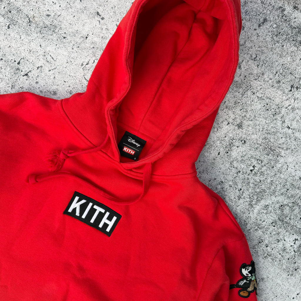 KITH x Disney Mickey Sleeve Patches Hoodie