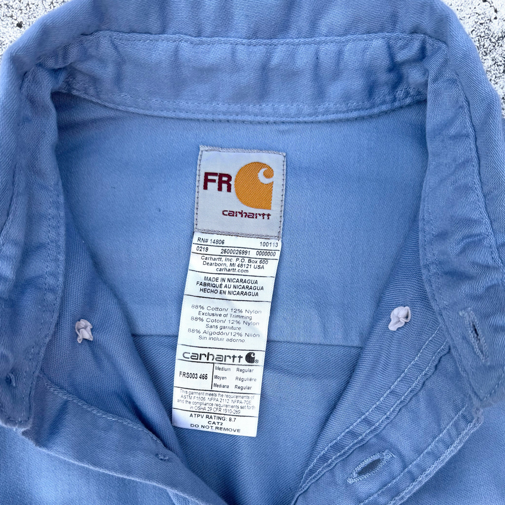 Carhartt Flame-Resistant (FR) Men's Long Sleeve Shirt