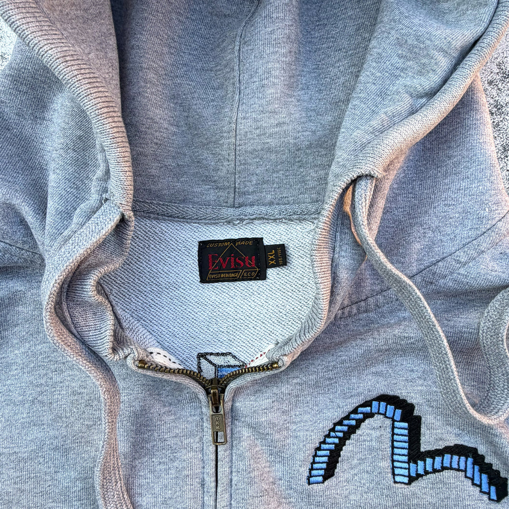 Evisu Denim Dispenser Embroidery Hoodie