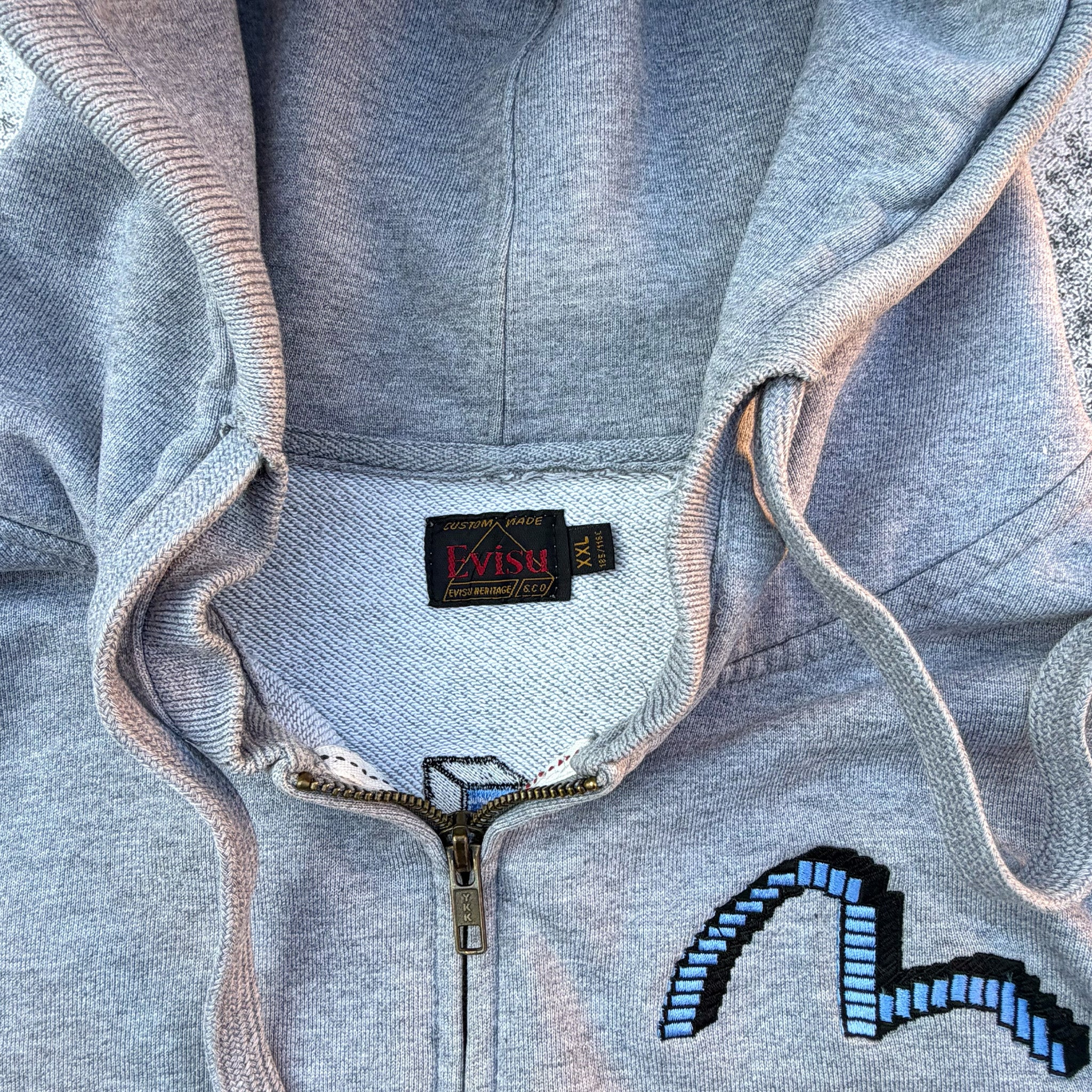 Evisu Denim Dispenser Embroidery Hoodie