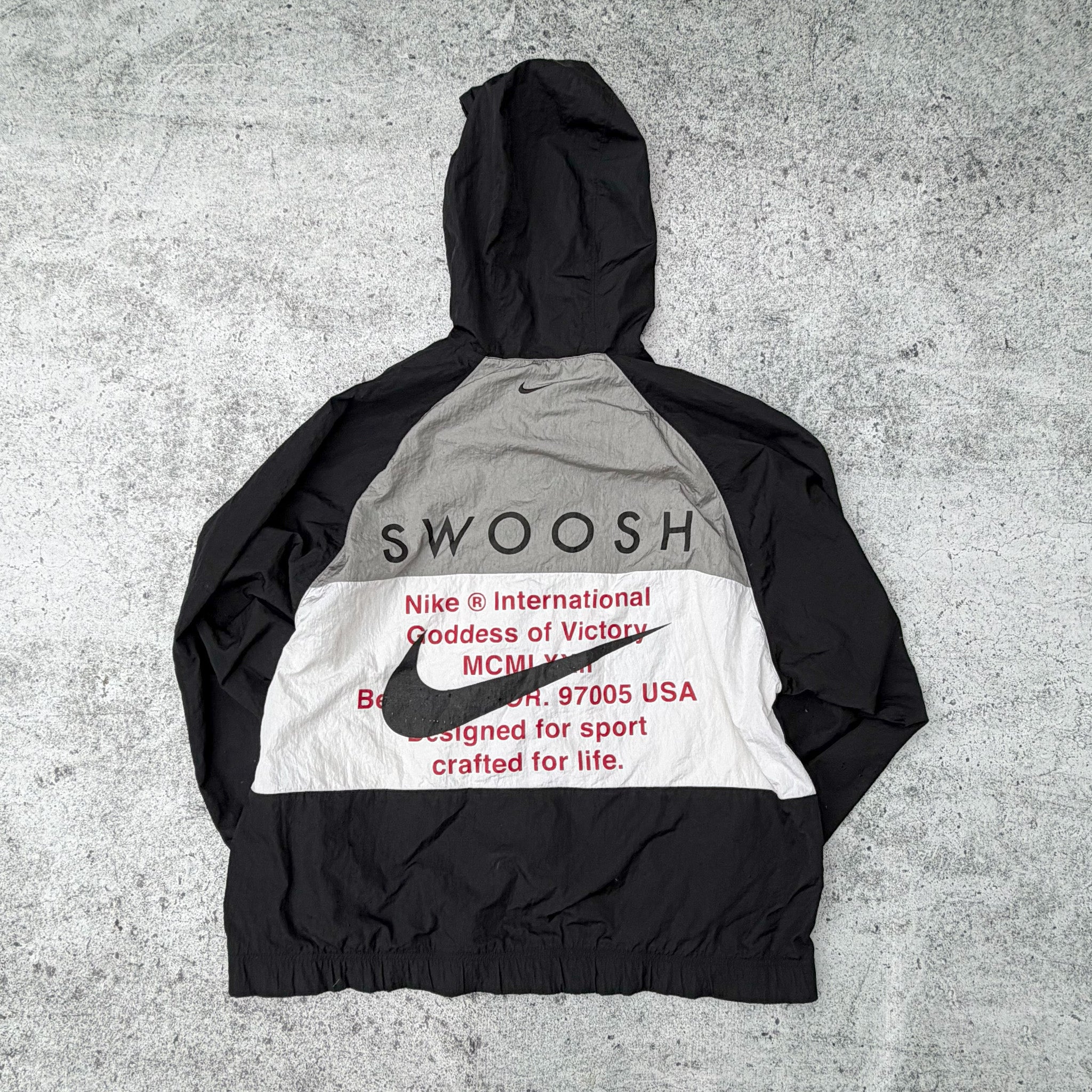 Nike Vintage Rare Intl Swoosh Men's Windbreaker Jacket