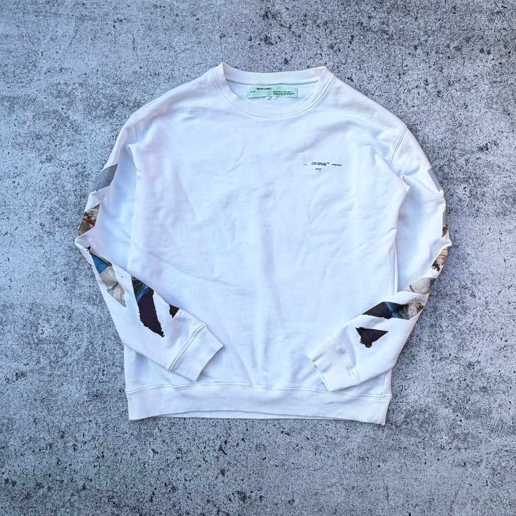 Off-White Oil Painting Arrows Crewneck Sweater