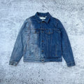 Off-White Oversize Half Washed Denim Jacket