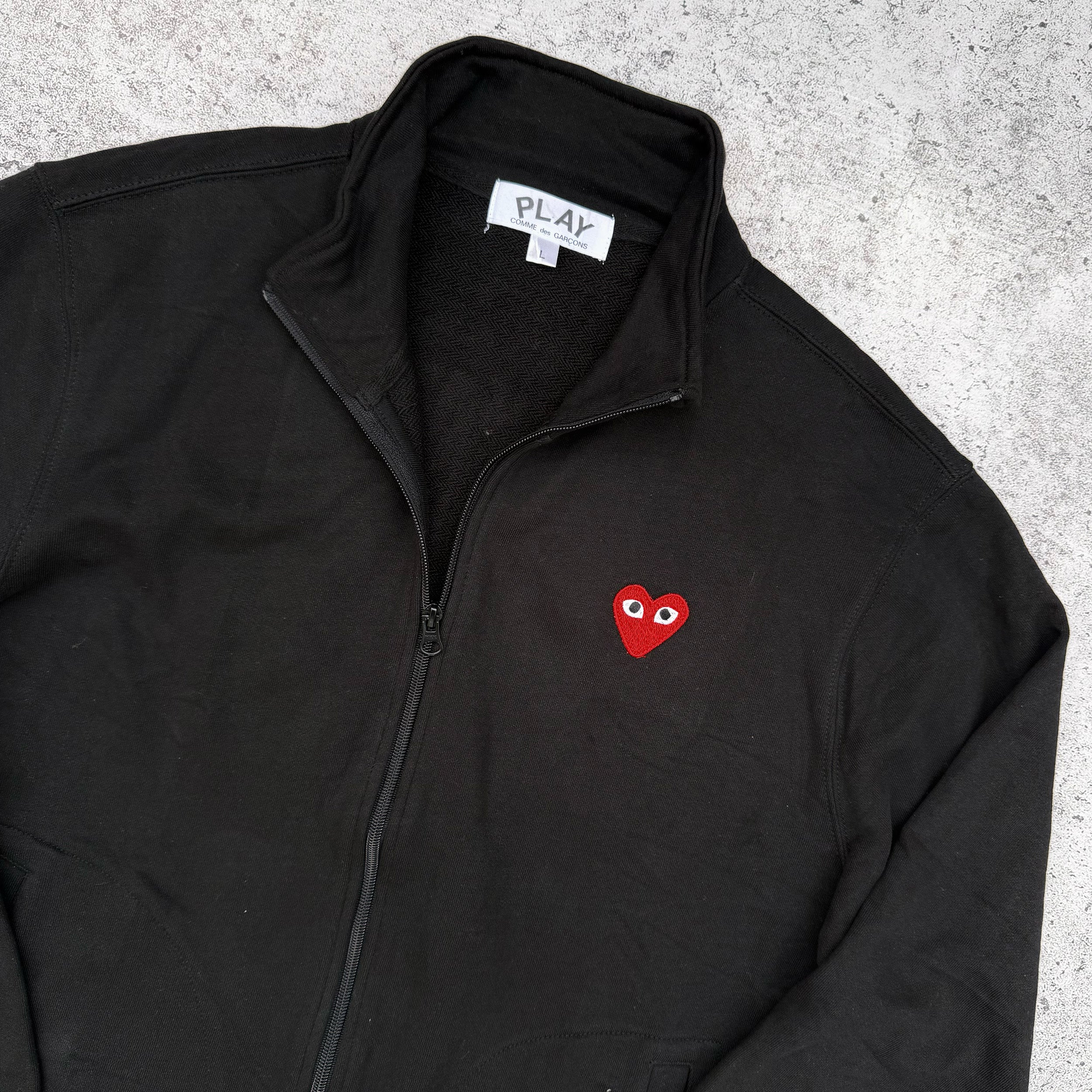 COMME DES GARÇONS PLAY Zip Up Sweater